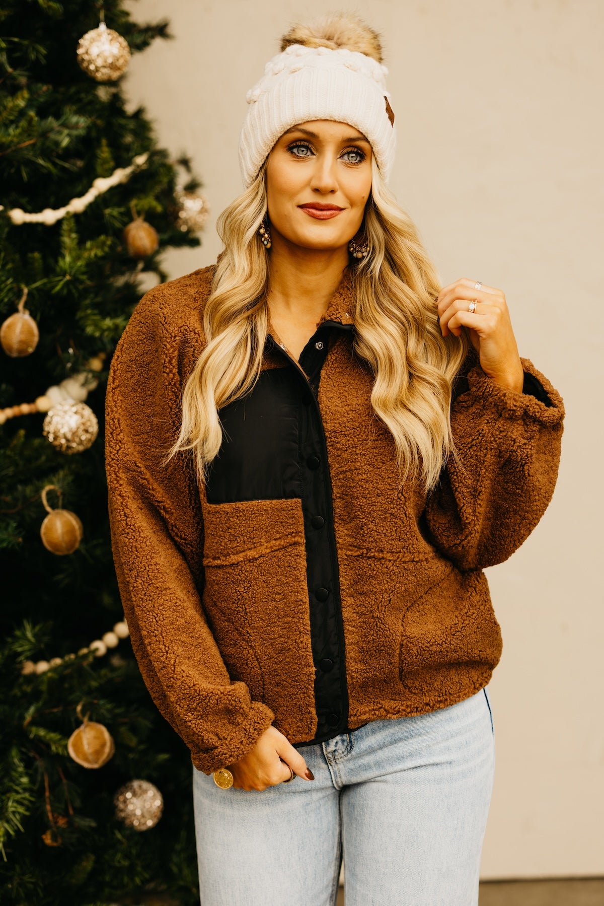 The Mackenzie Contrast Fleece Jacket