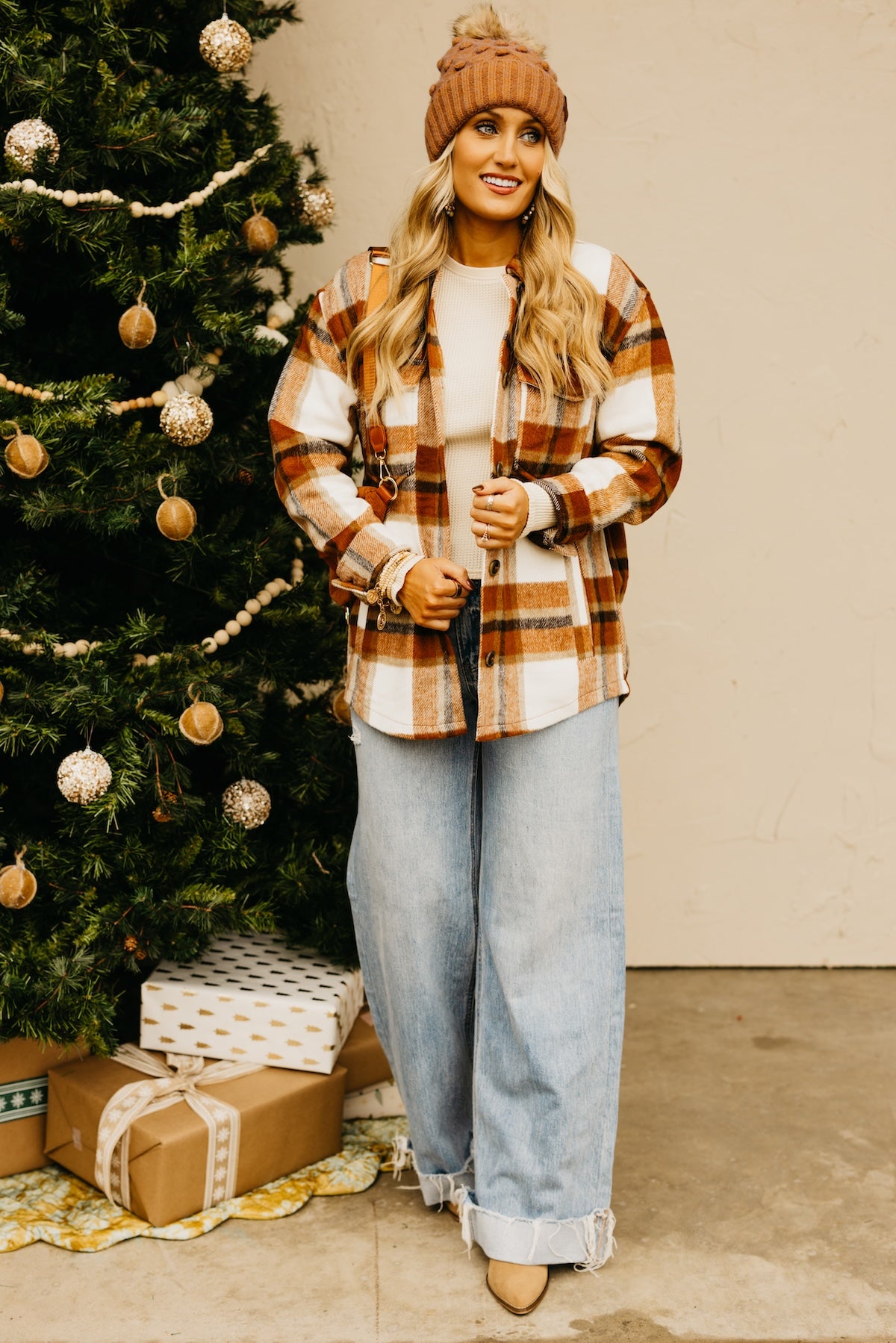 The Aubree Plaid Shacket