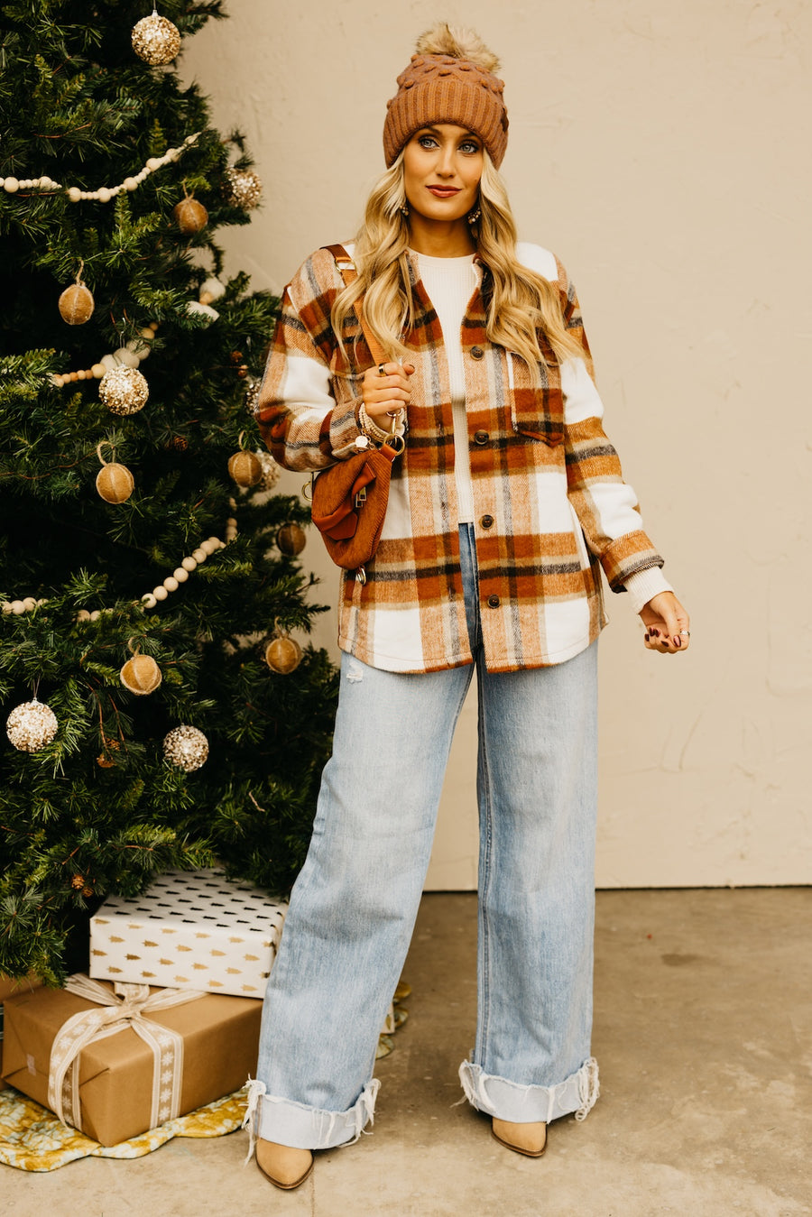 The Aubree Plaid Shacket