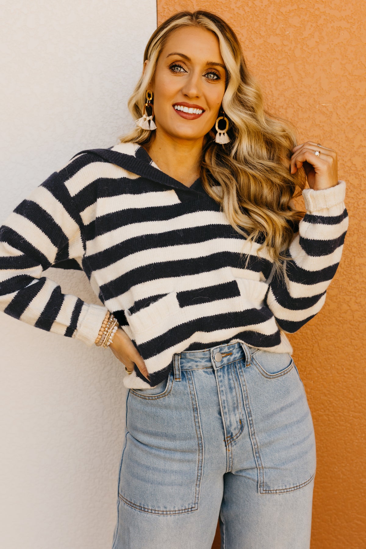 The Carlee Sailor Collar Sweater
