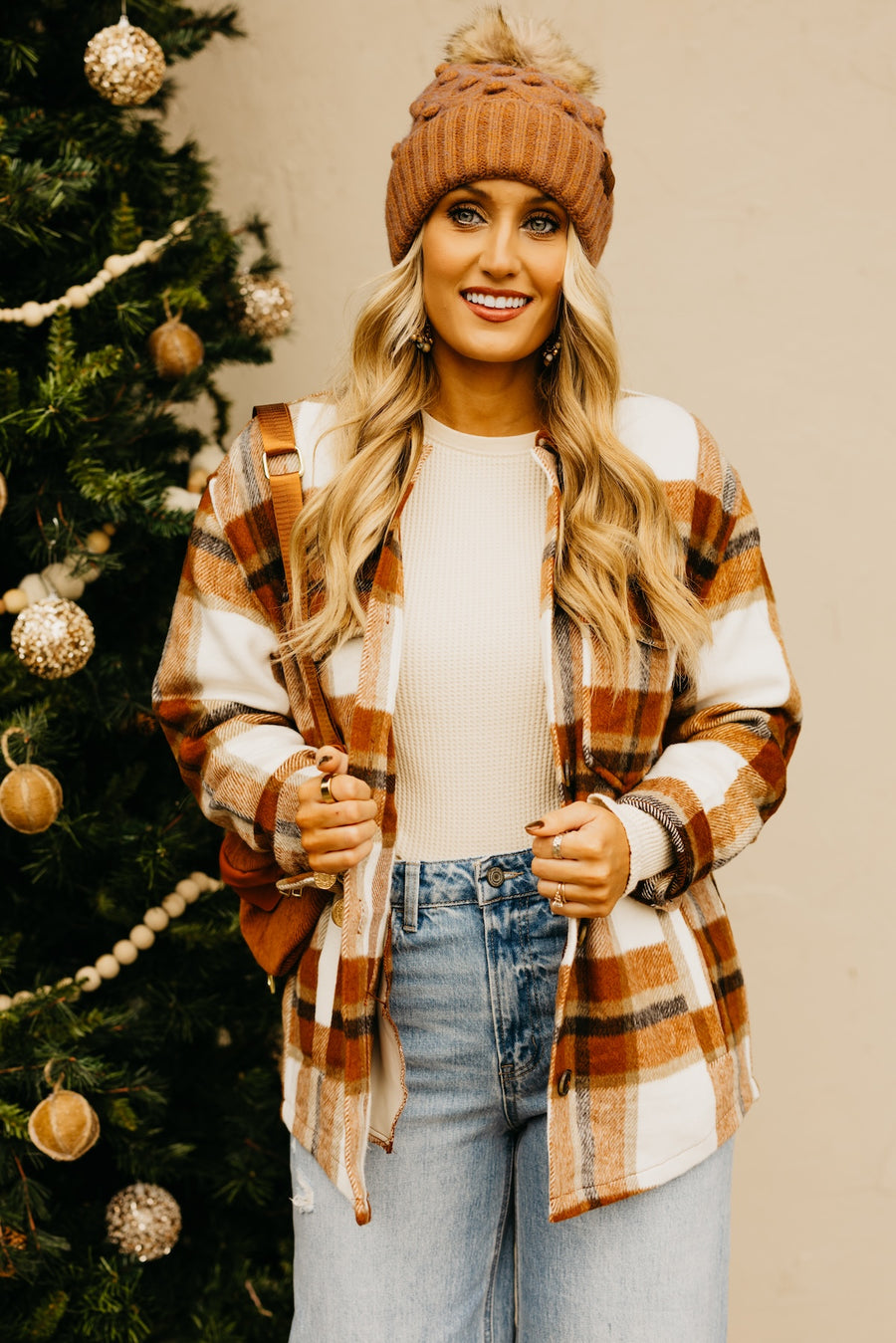 The Aubree Plaid Shacket