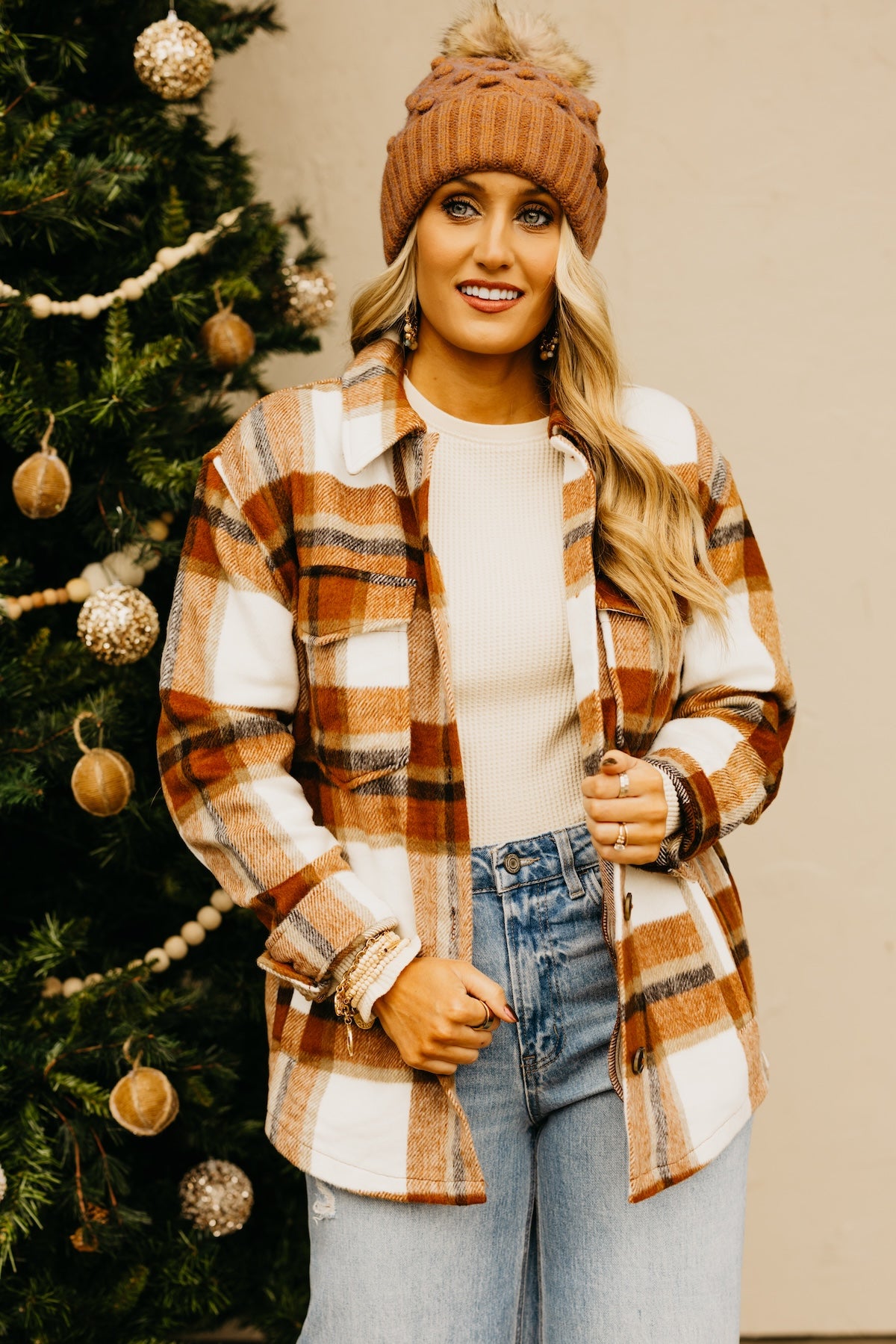 The Aubree Plaid Shacket