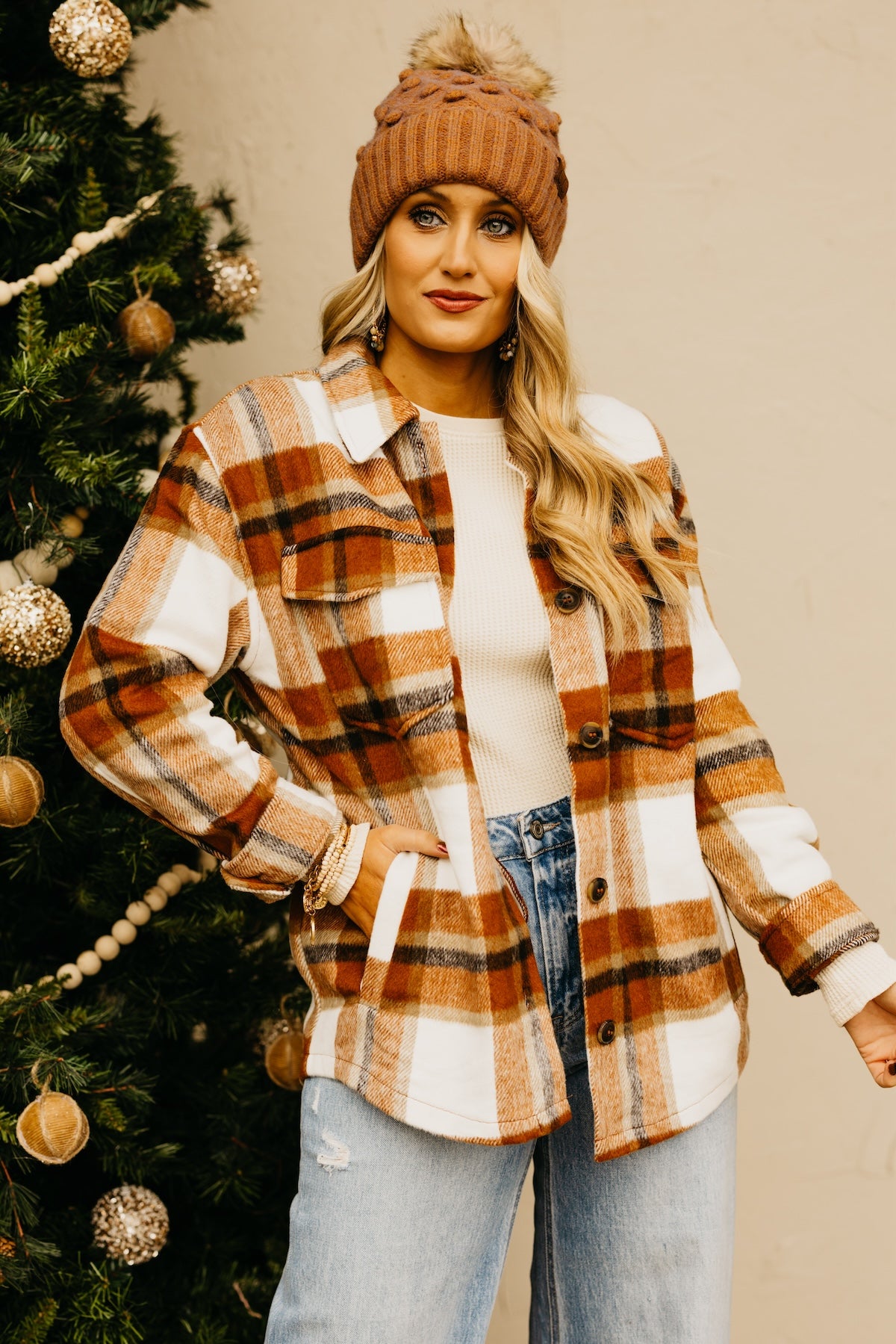 The Aubree Plaid Shacket