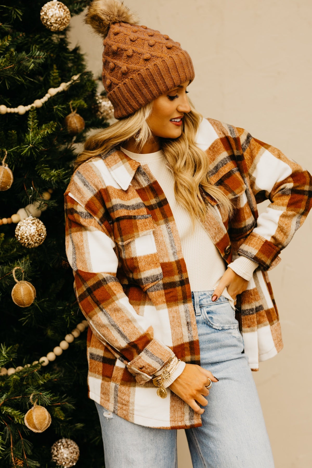 The Aubree Plaid Shacket