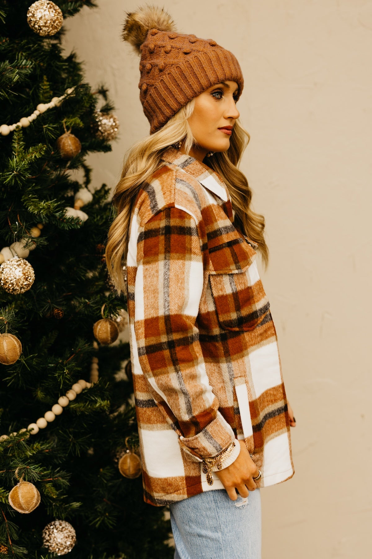 The Aubree Plaid Shacket