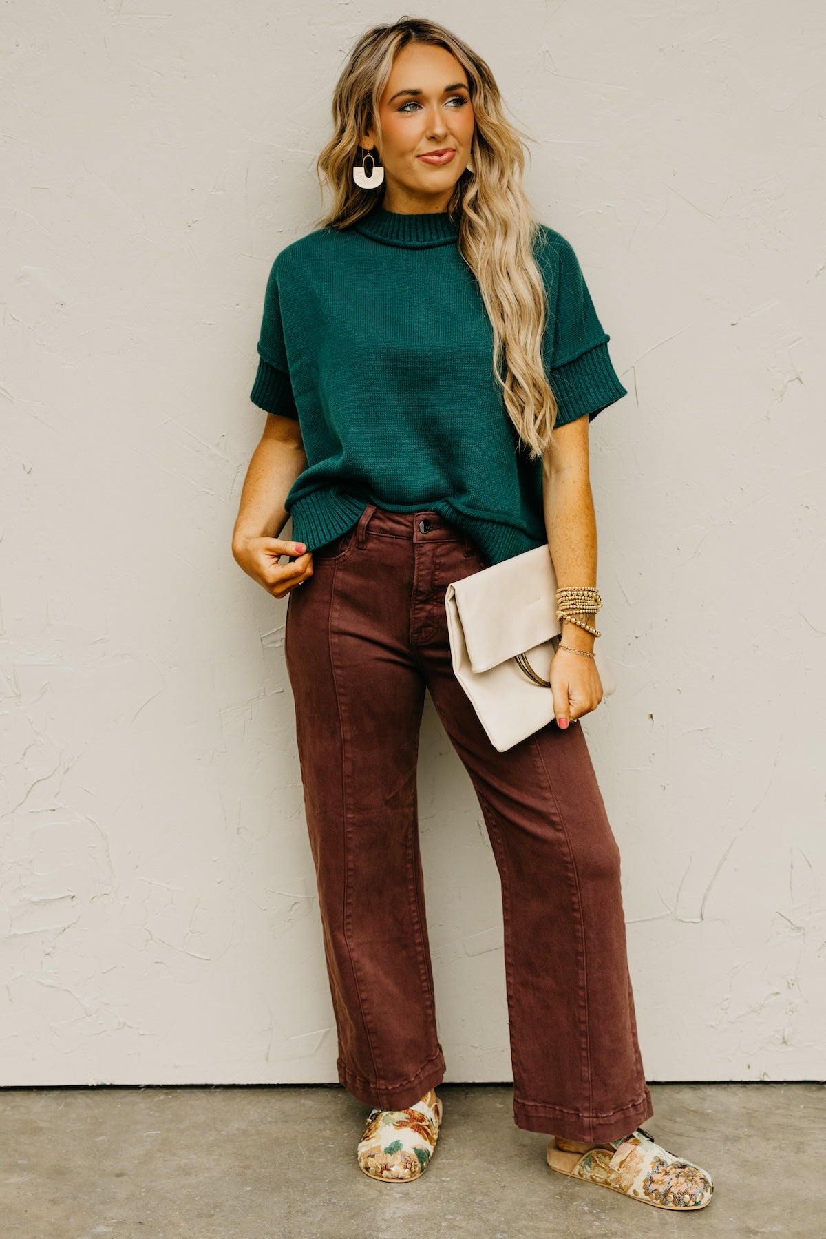 The Evvy Reverse Seam Sweater Top