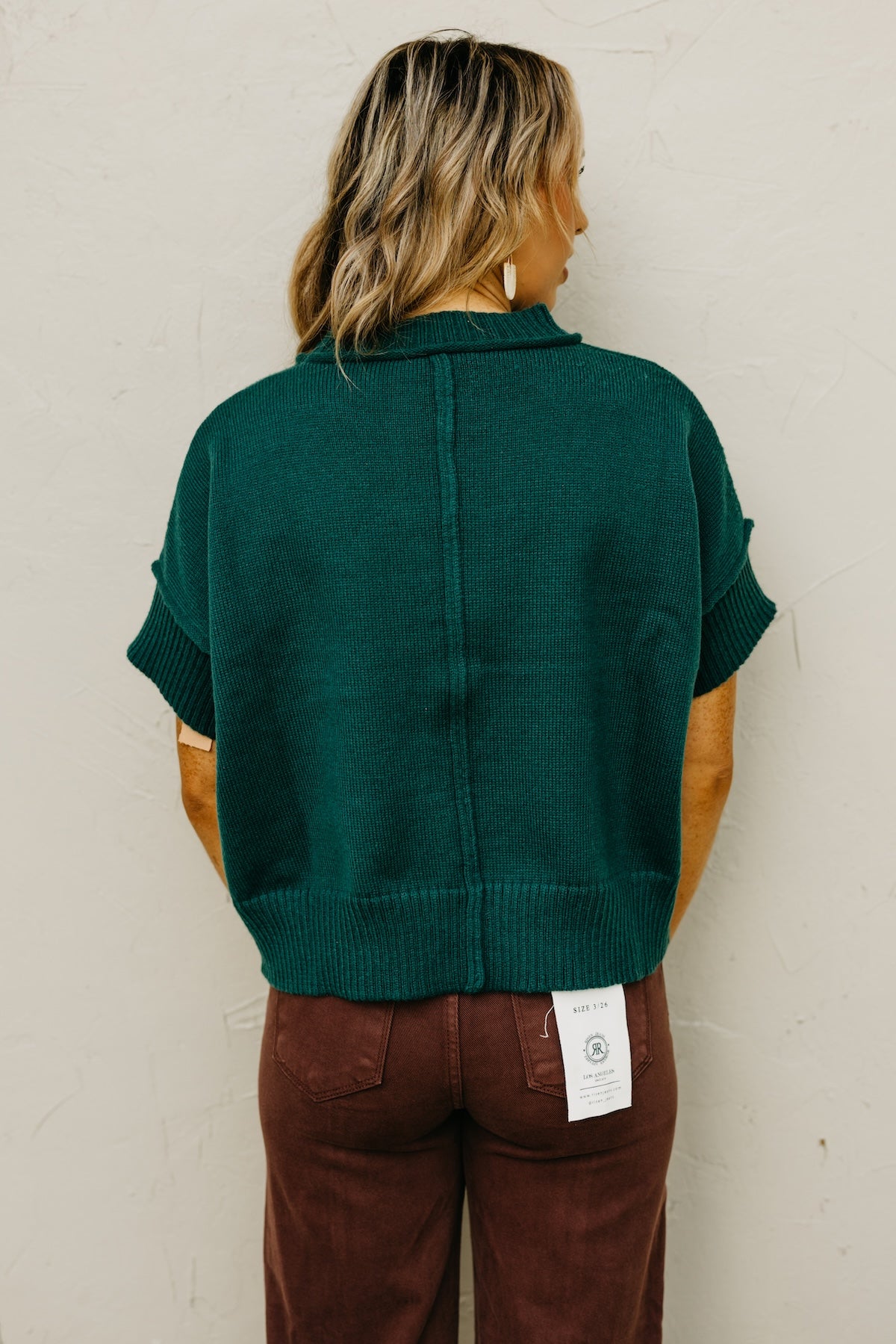 The Evvy Reverse Seam Sweater Top