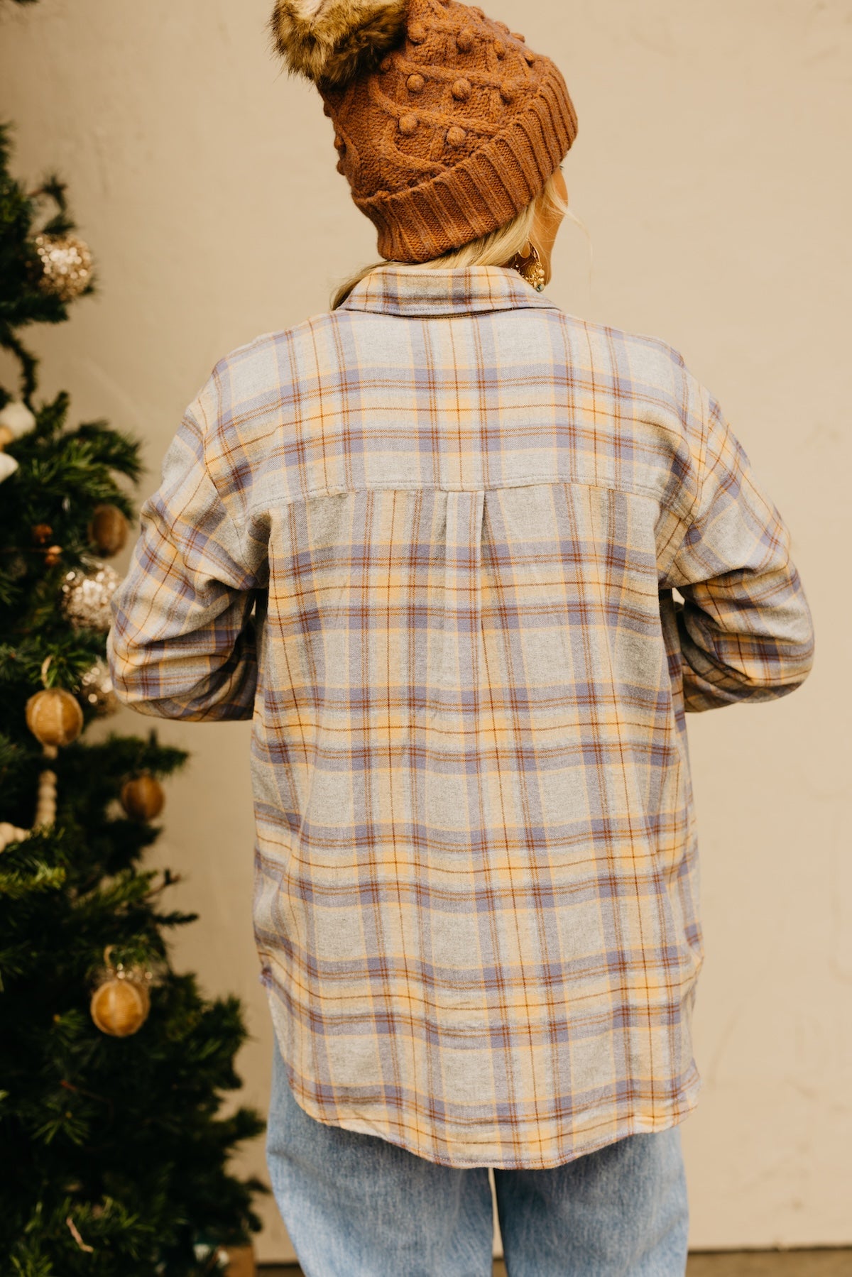 The Leanna Oversize Plaid Shirt