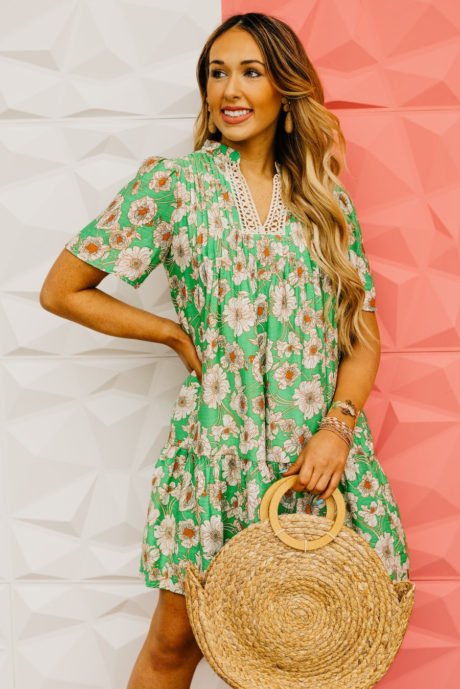 The Kallie Floral Mini Dress