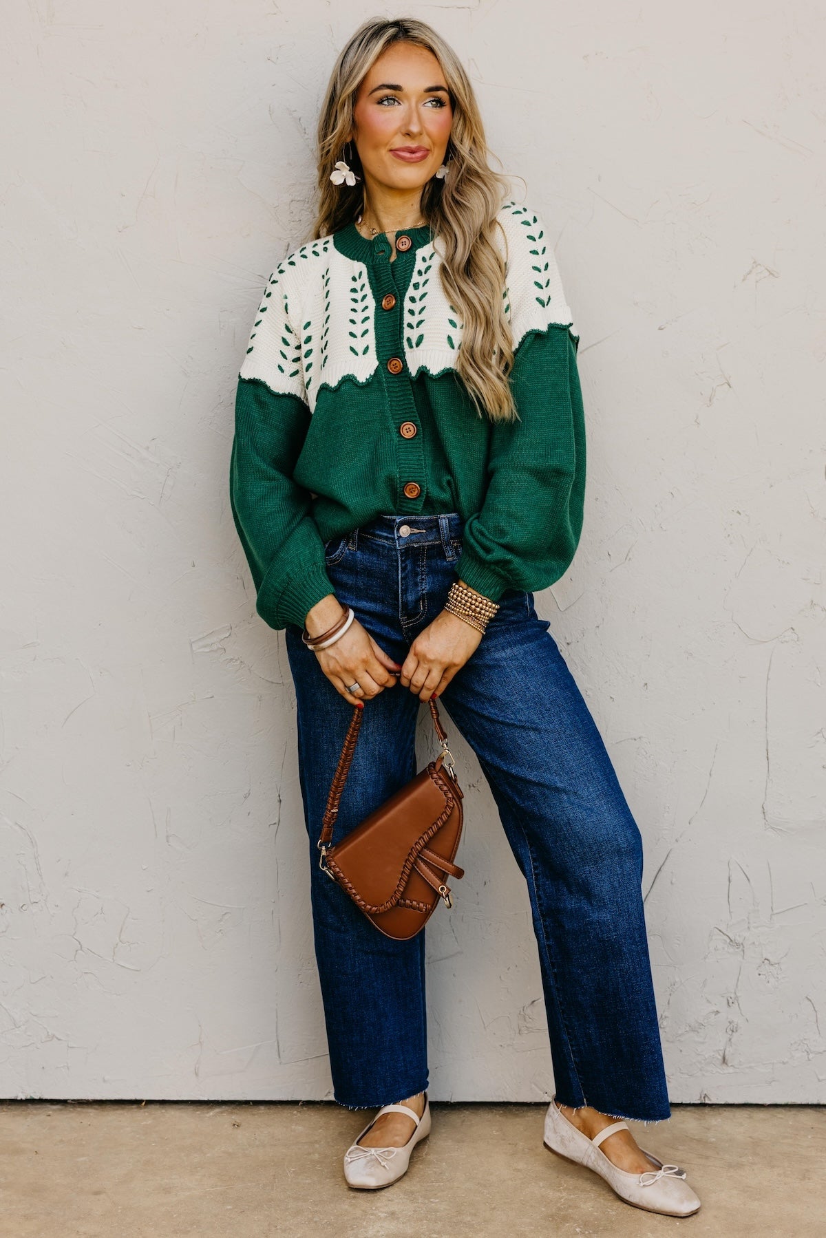 The Maddie Stitch Color Block Cardigan