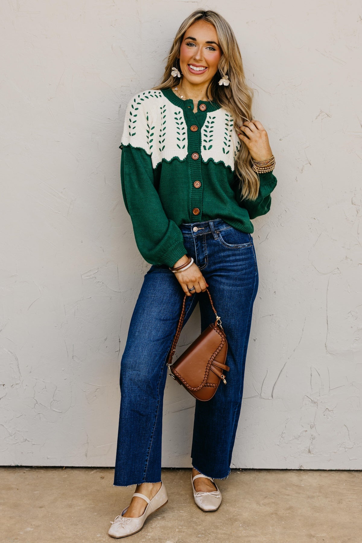 The Maddie Stitch Color Block Cardigan