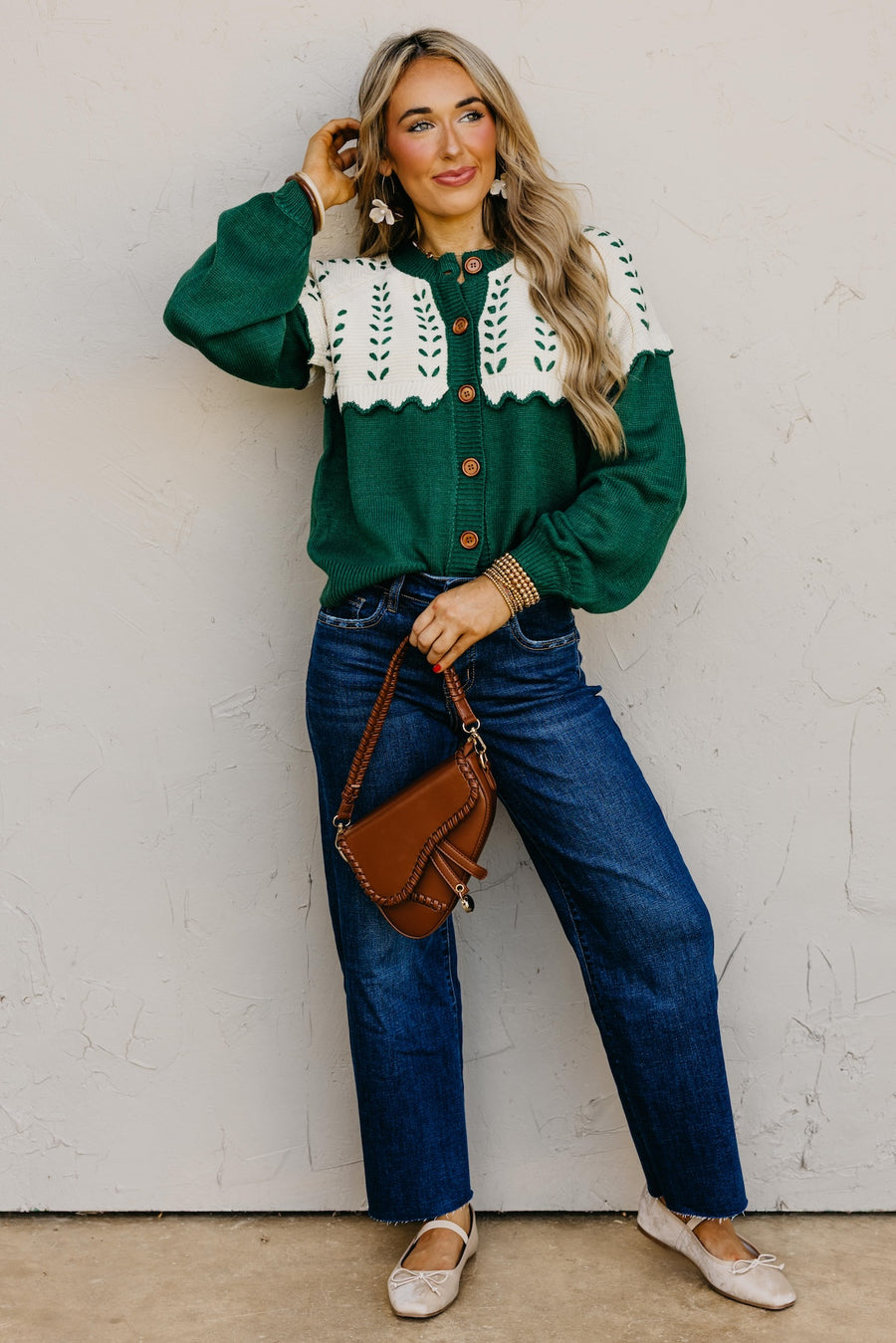The Maddie Stitch Color Block Cardigan