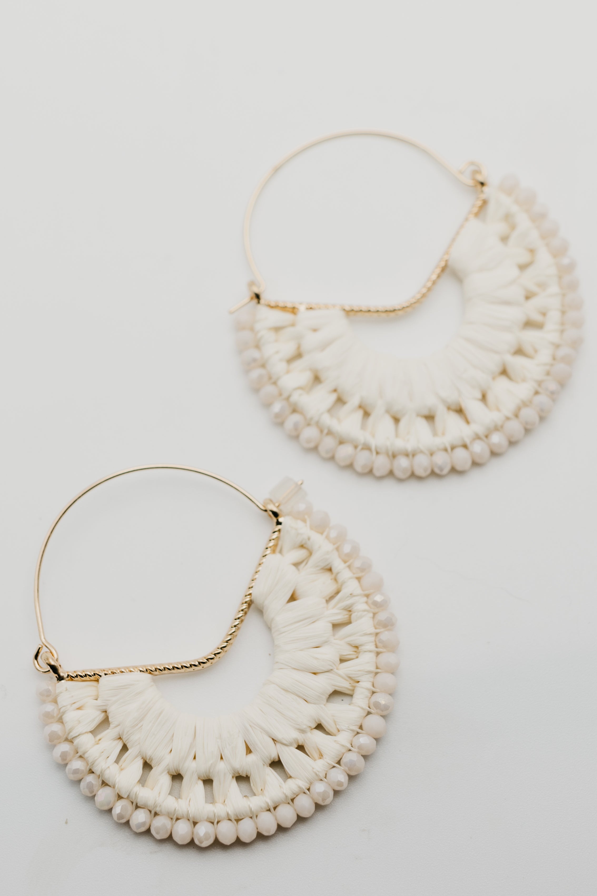 The Paxton Woven Hoop Earring