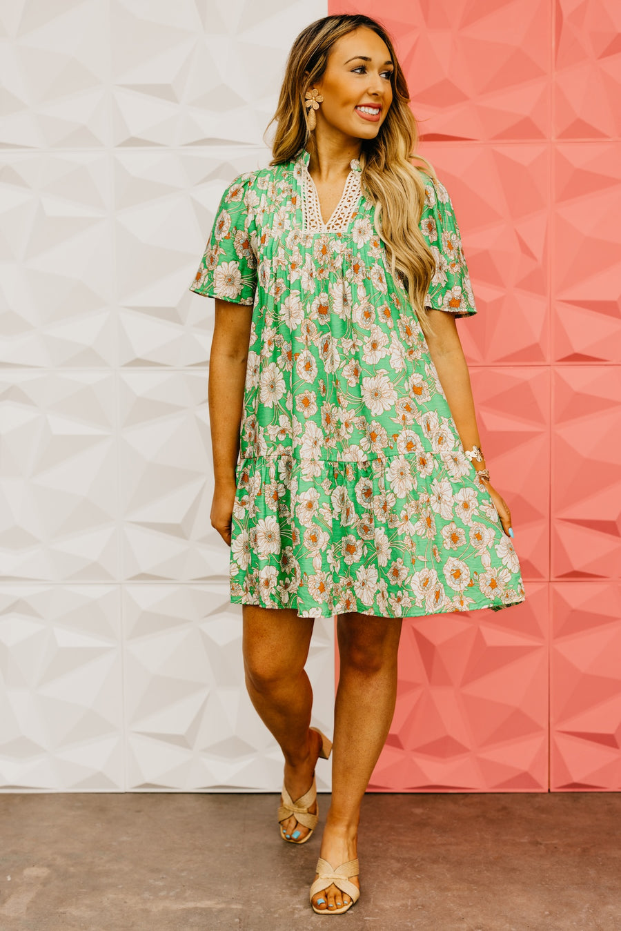 The Kallie Floral Mini Dress