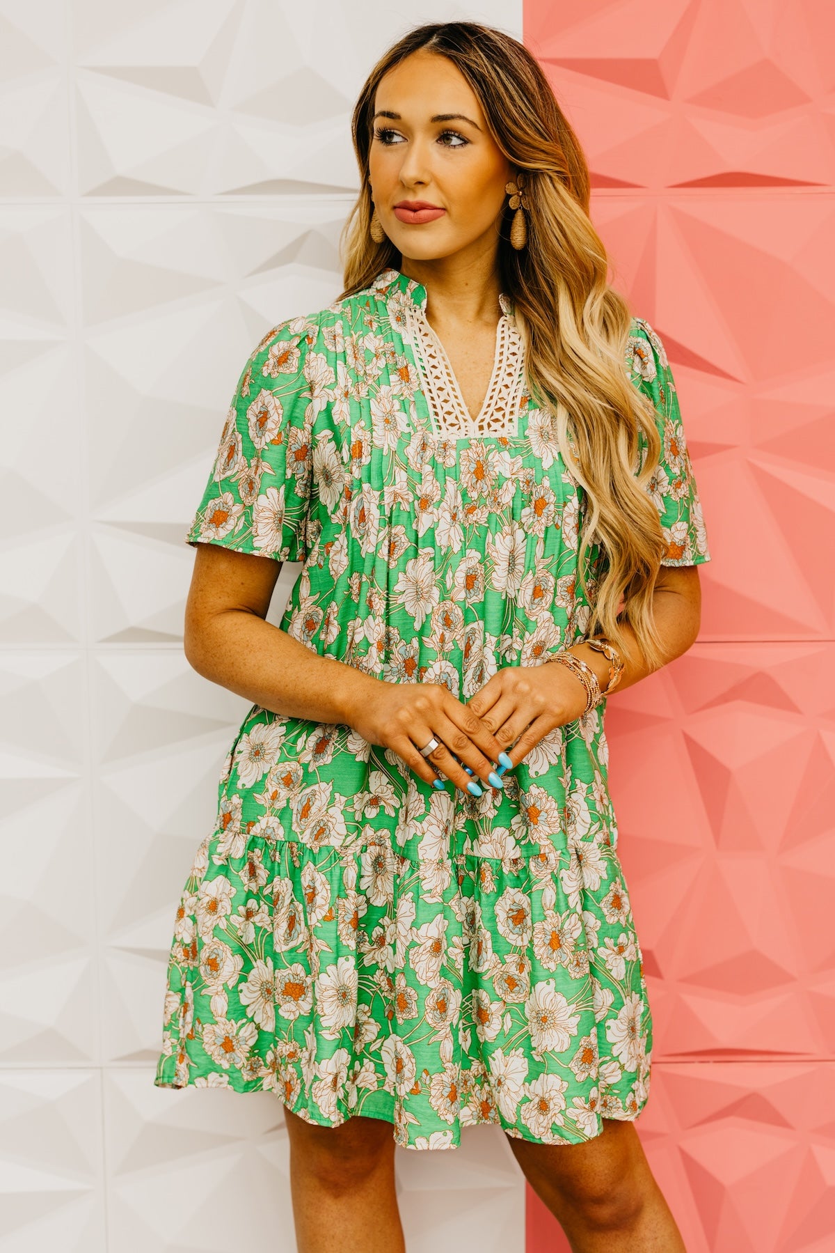 The Kallie Floral Mini Dress