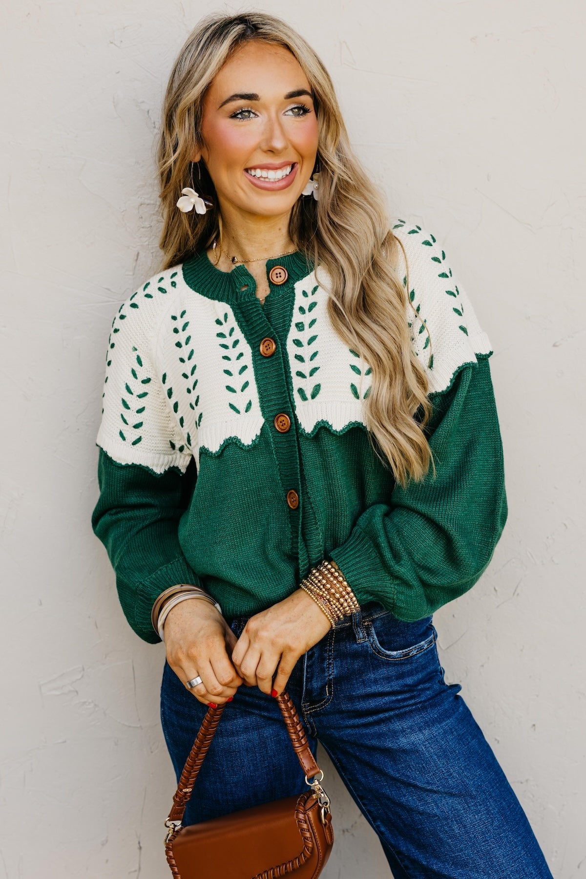 The Maddie Stitch Color Block Cardigan