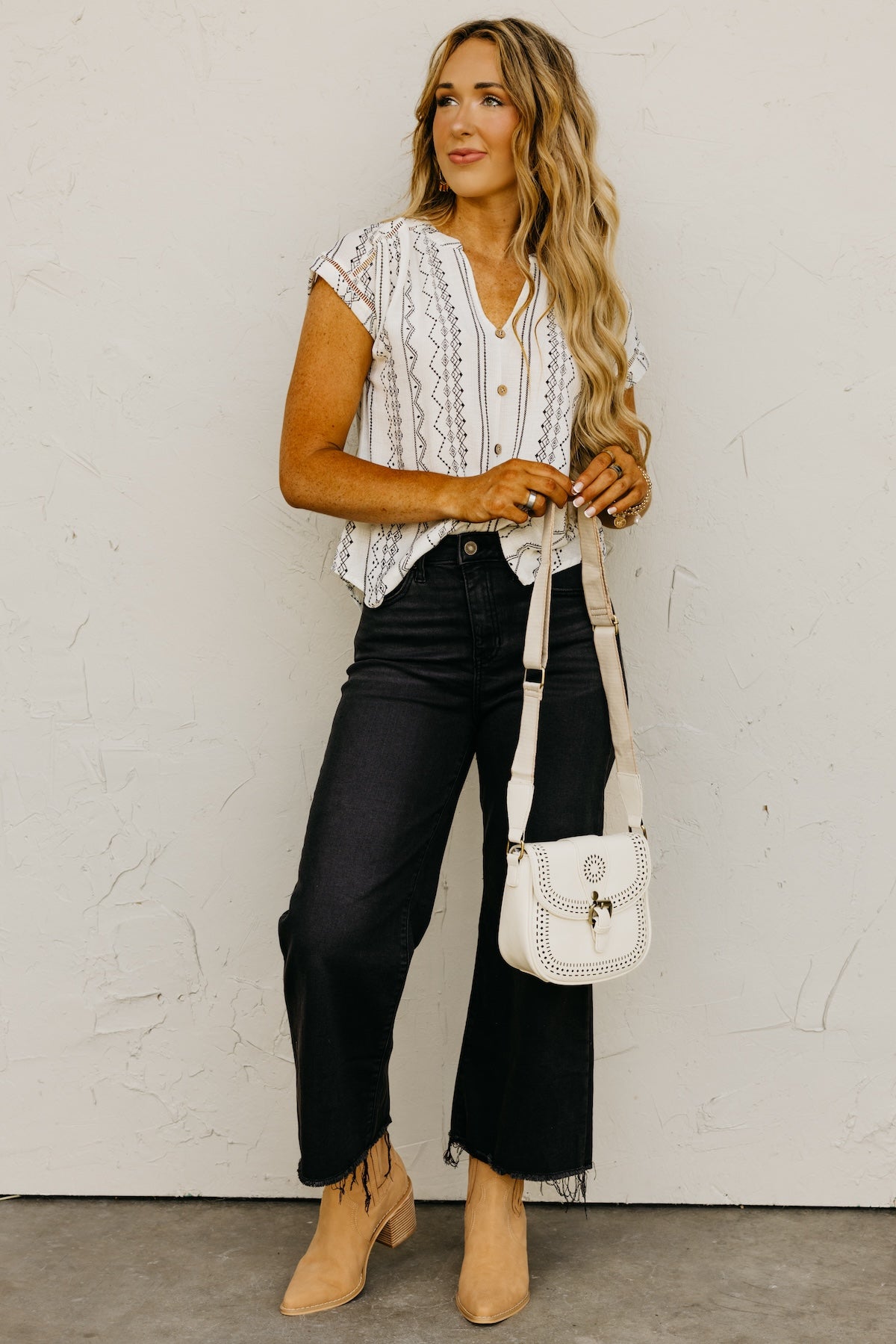 The Monica Geo Print Shirt