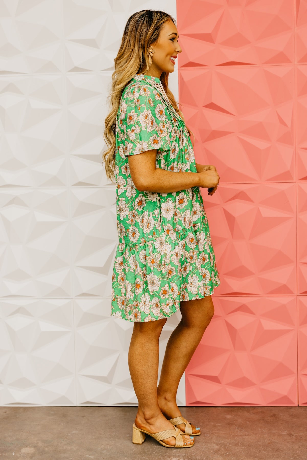 The Kallie Floral Mini Dress