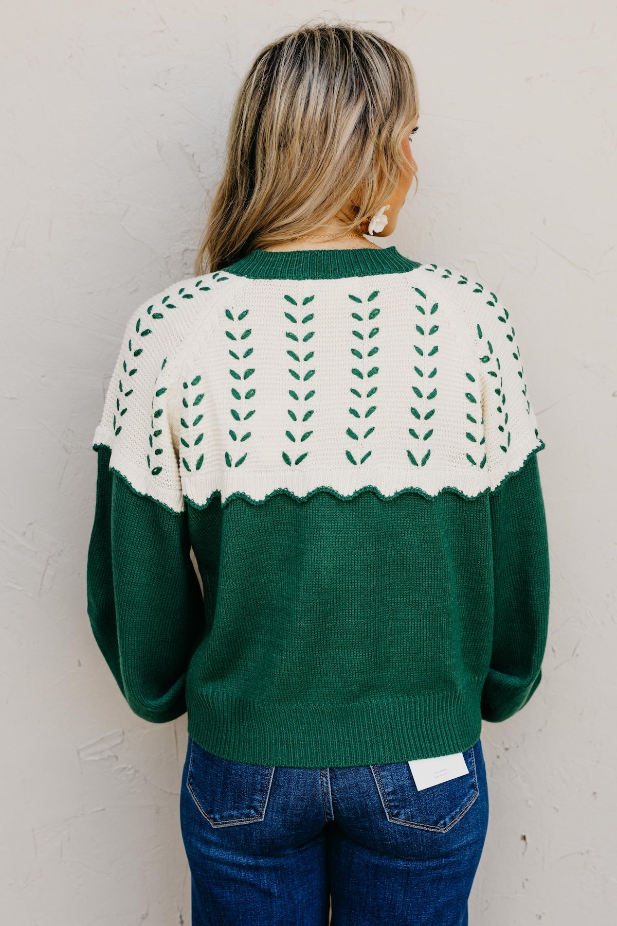 The Maddie Stitch Color Block Cardigan