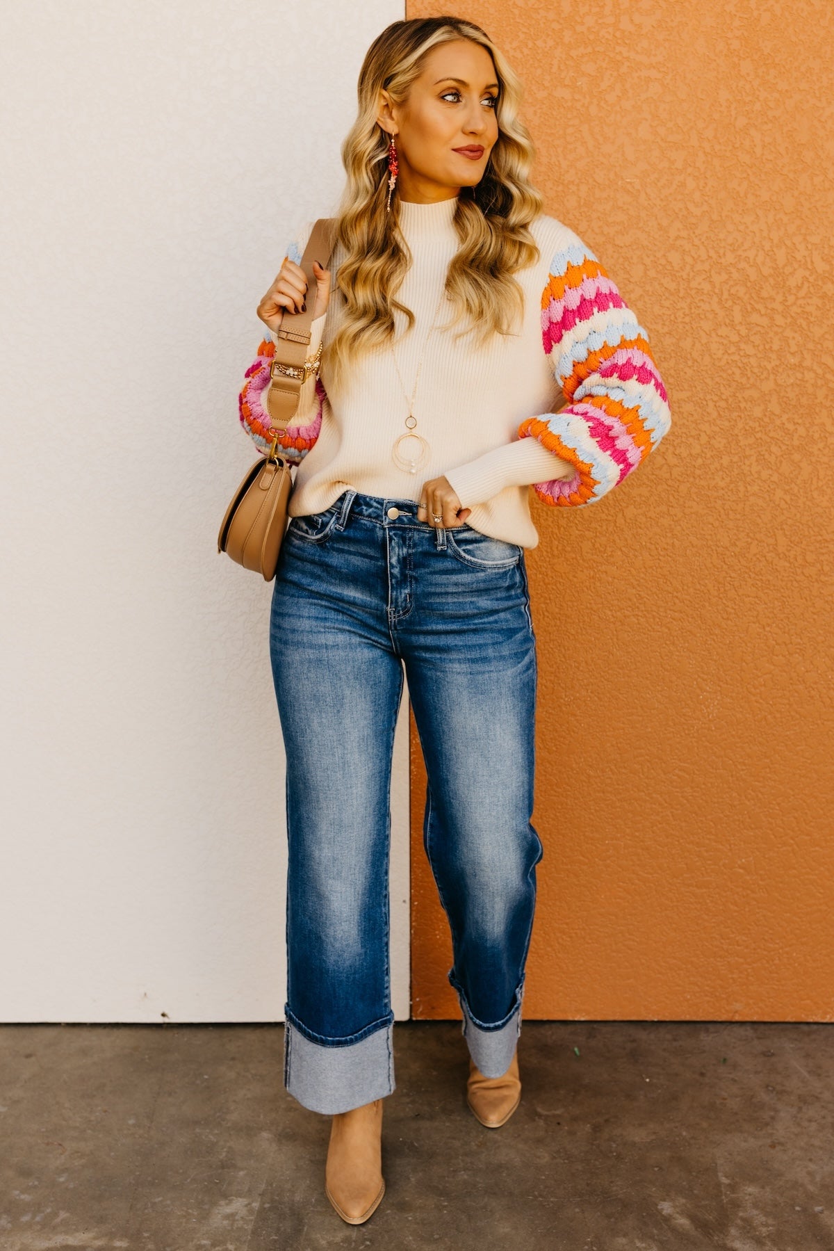 The Ailani Bishop Sleeve Sweater