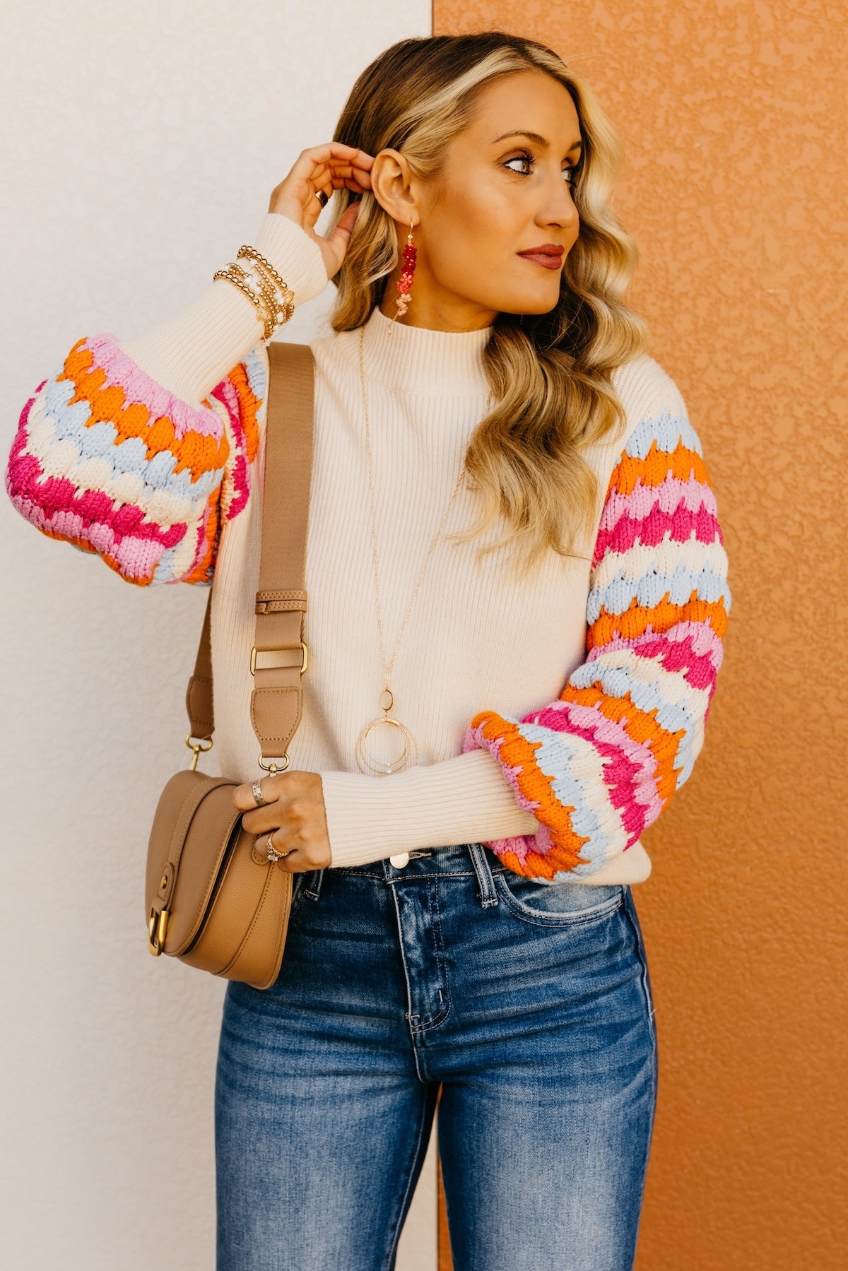 The Ailani Bishop Sleeve Sweater