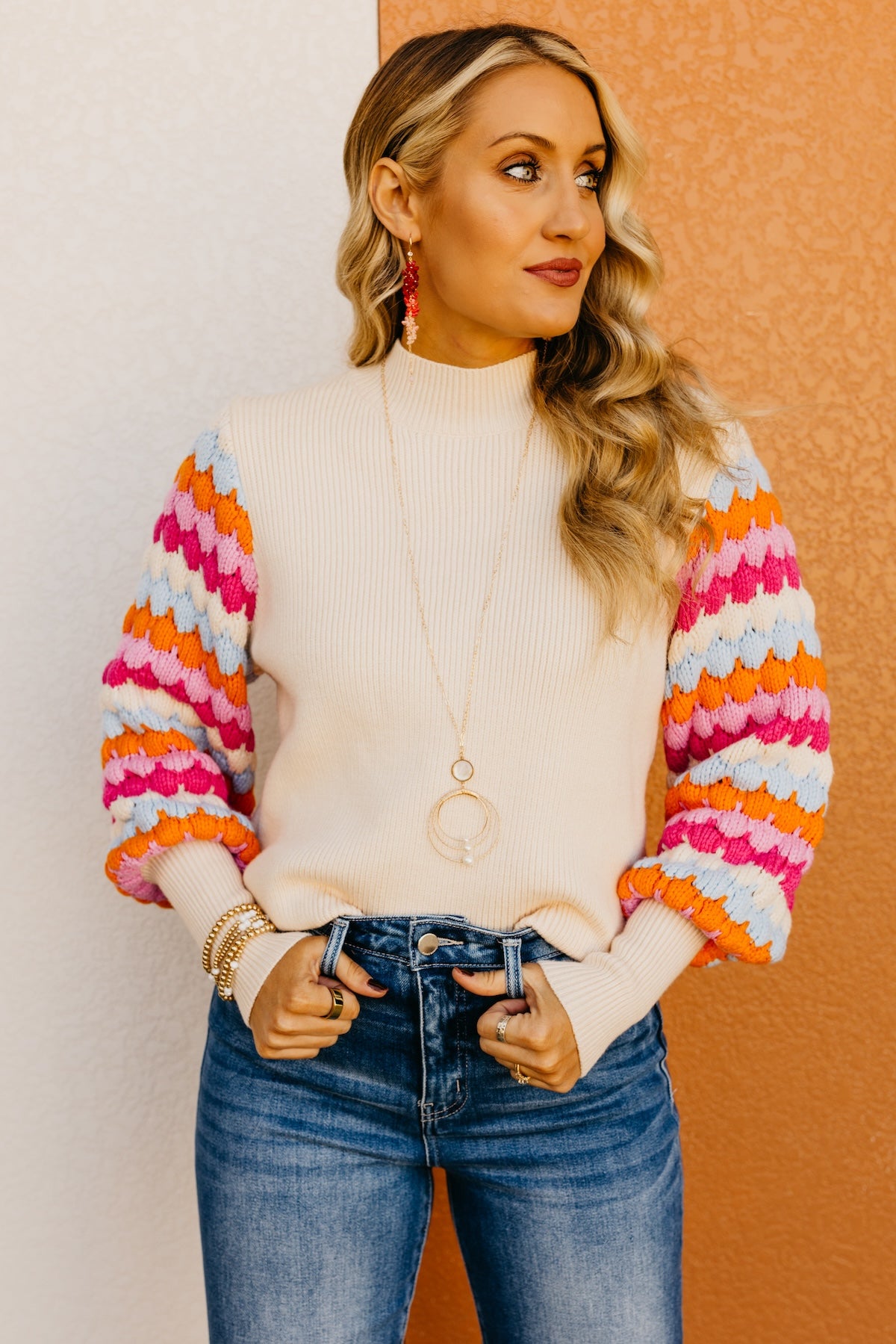 The Ailani Bishop Sleeve Sweater