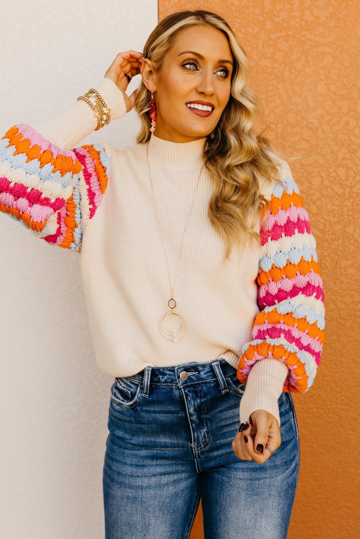 The Ailani Bishop Sleeve Sweater