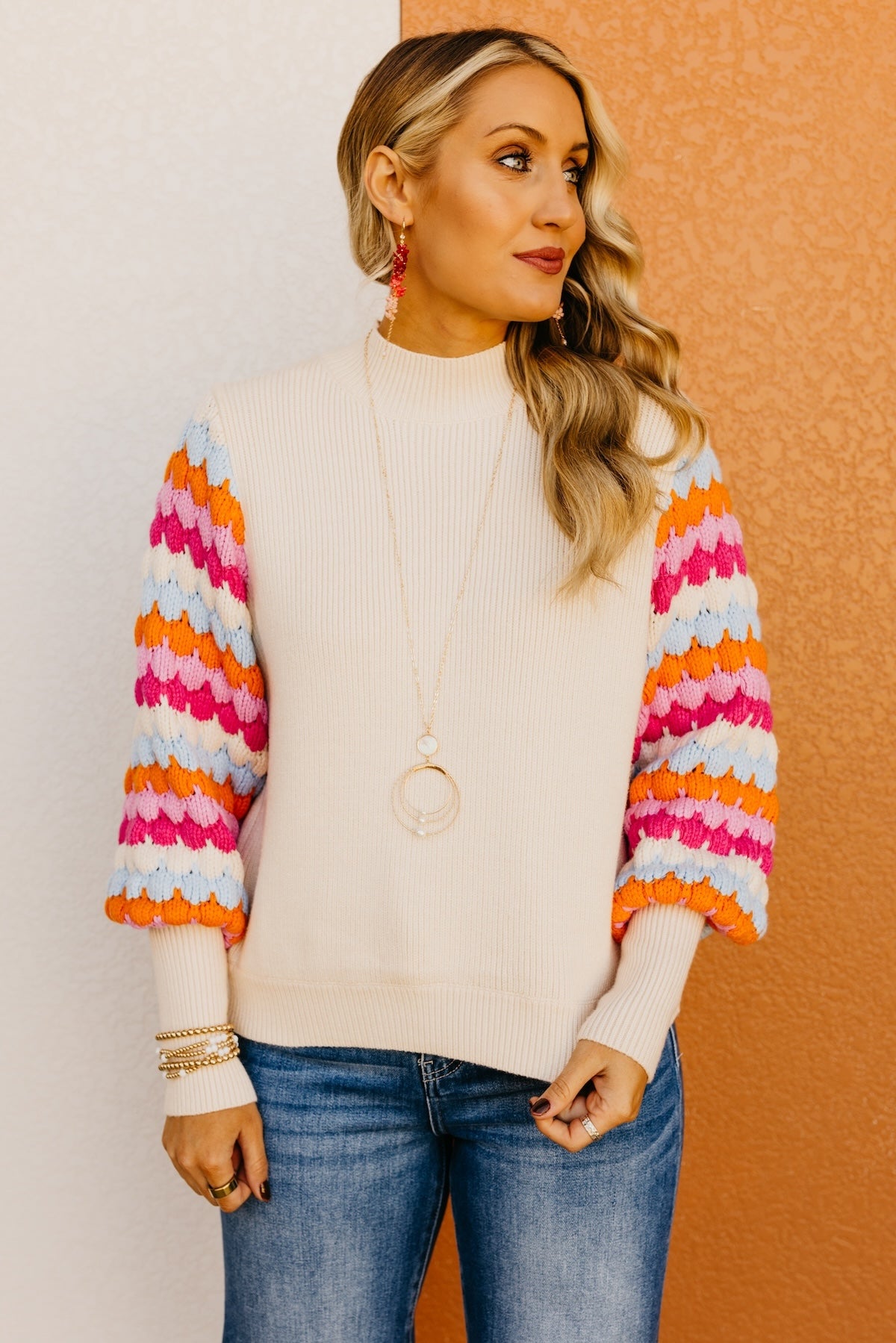 The Ailani Bishop Sleeve Sweater