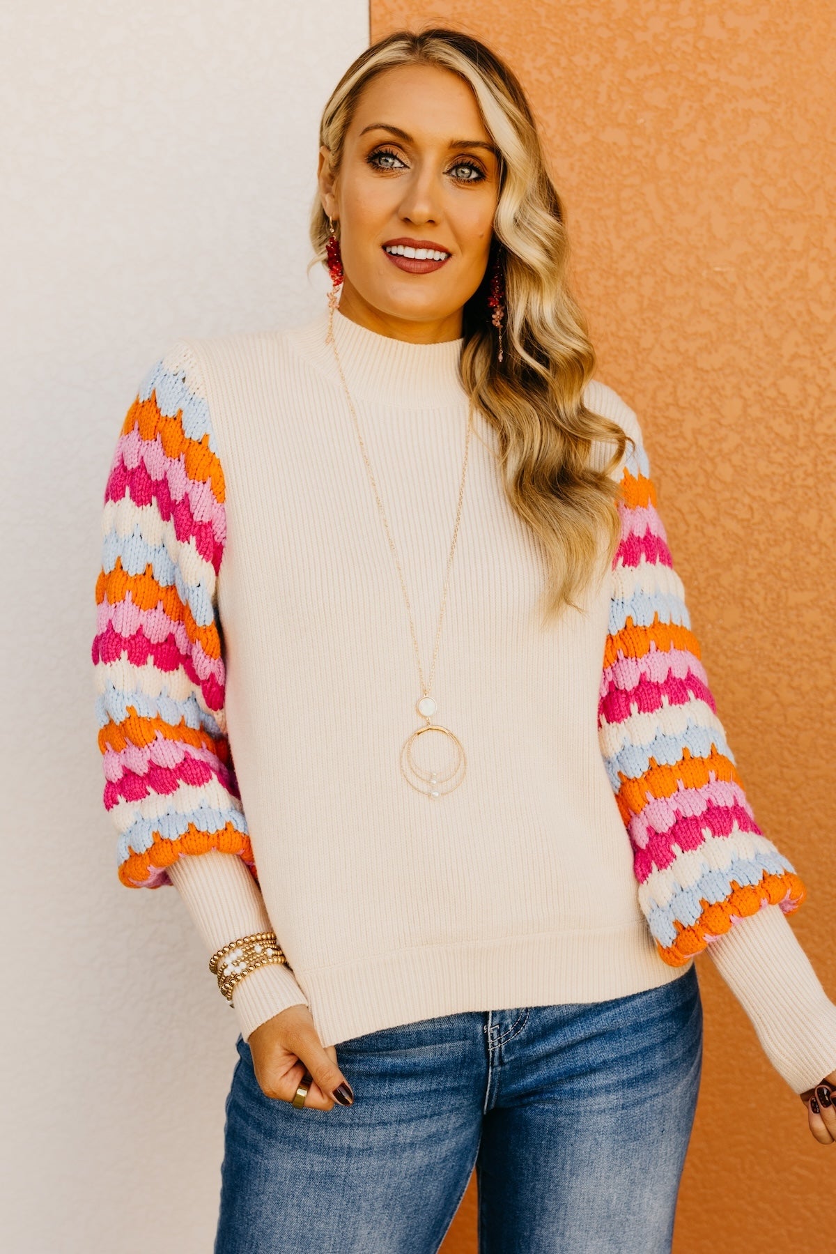 The Ailani Bishop Sleeve Sweater