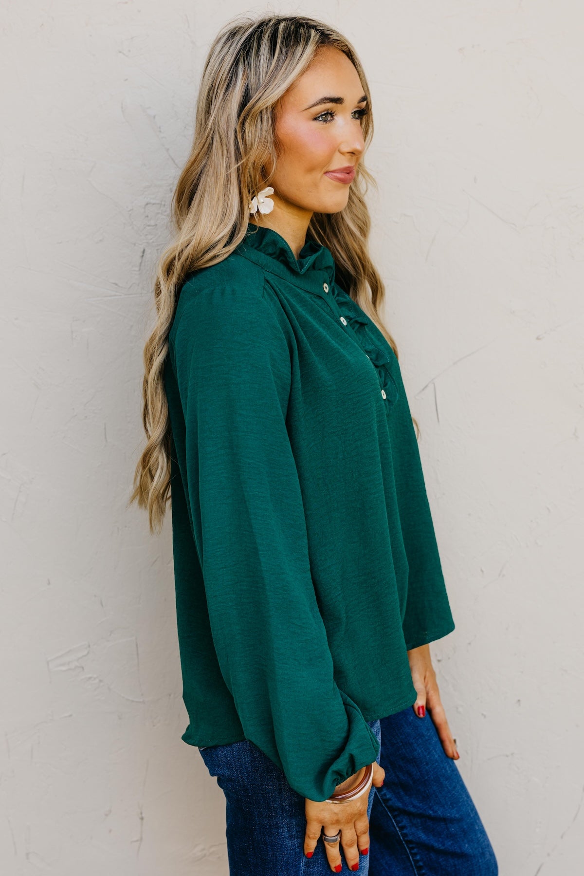 The Bart Ruffle Detail Blouse