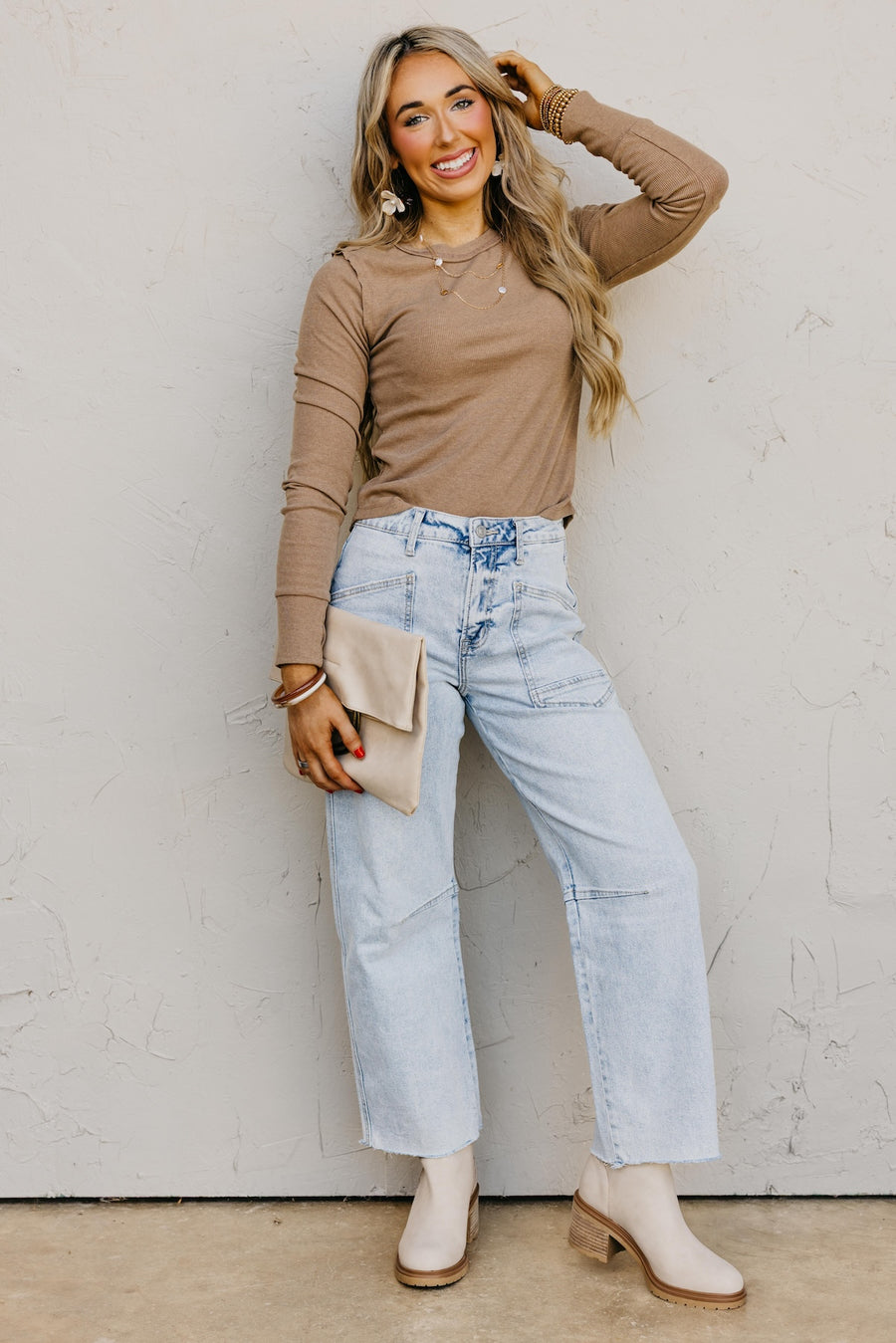 The Jorian Fitted Ribbed Top