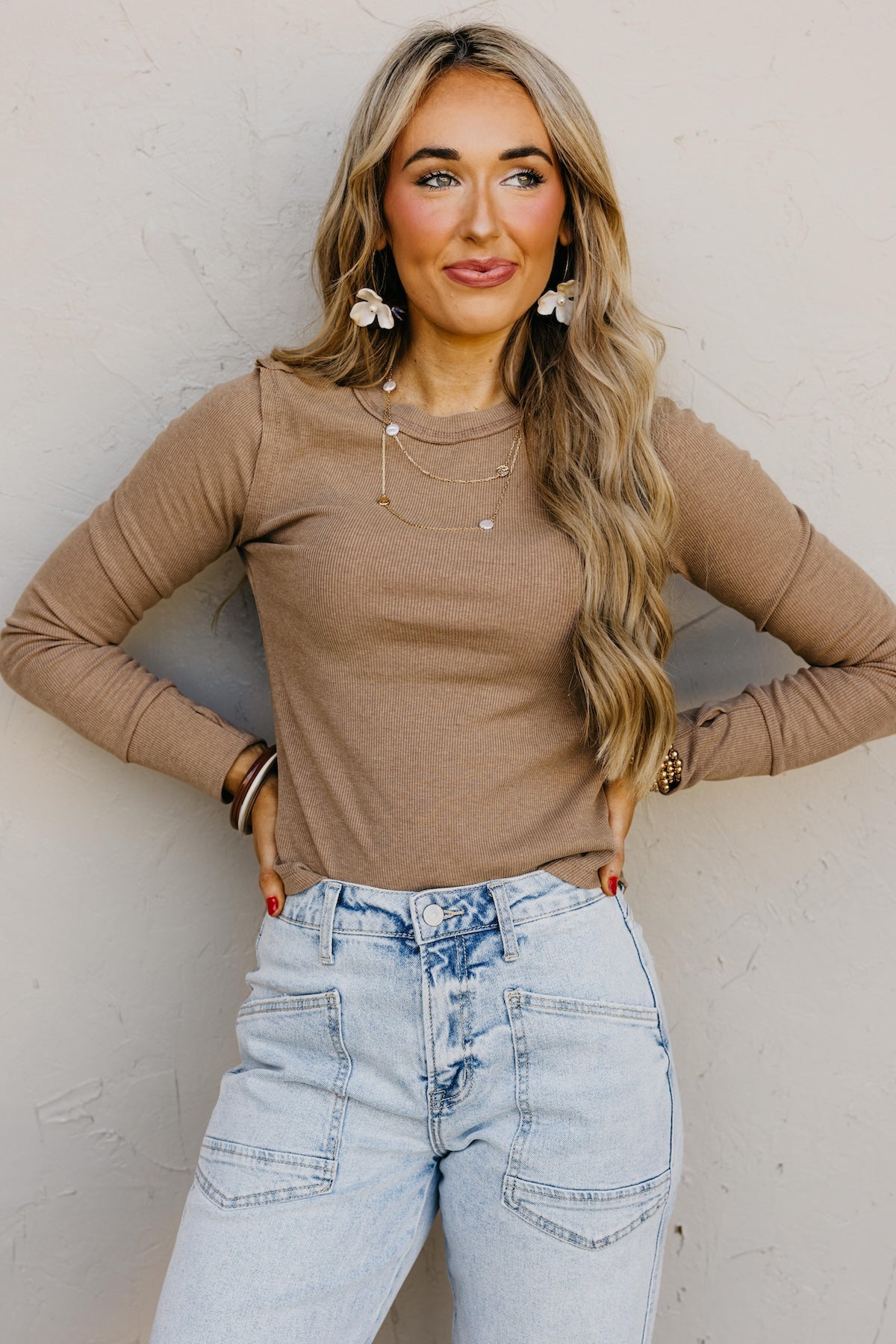 The Jorian Fitted Ribbed Top