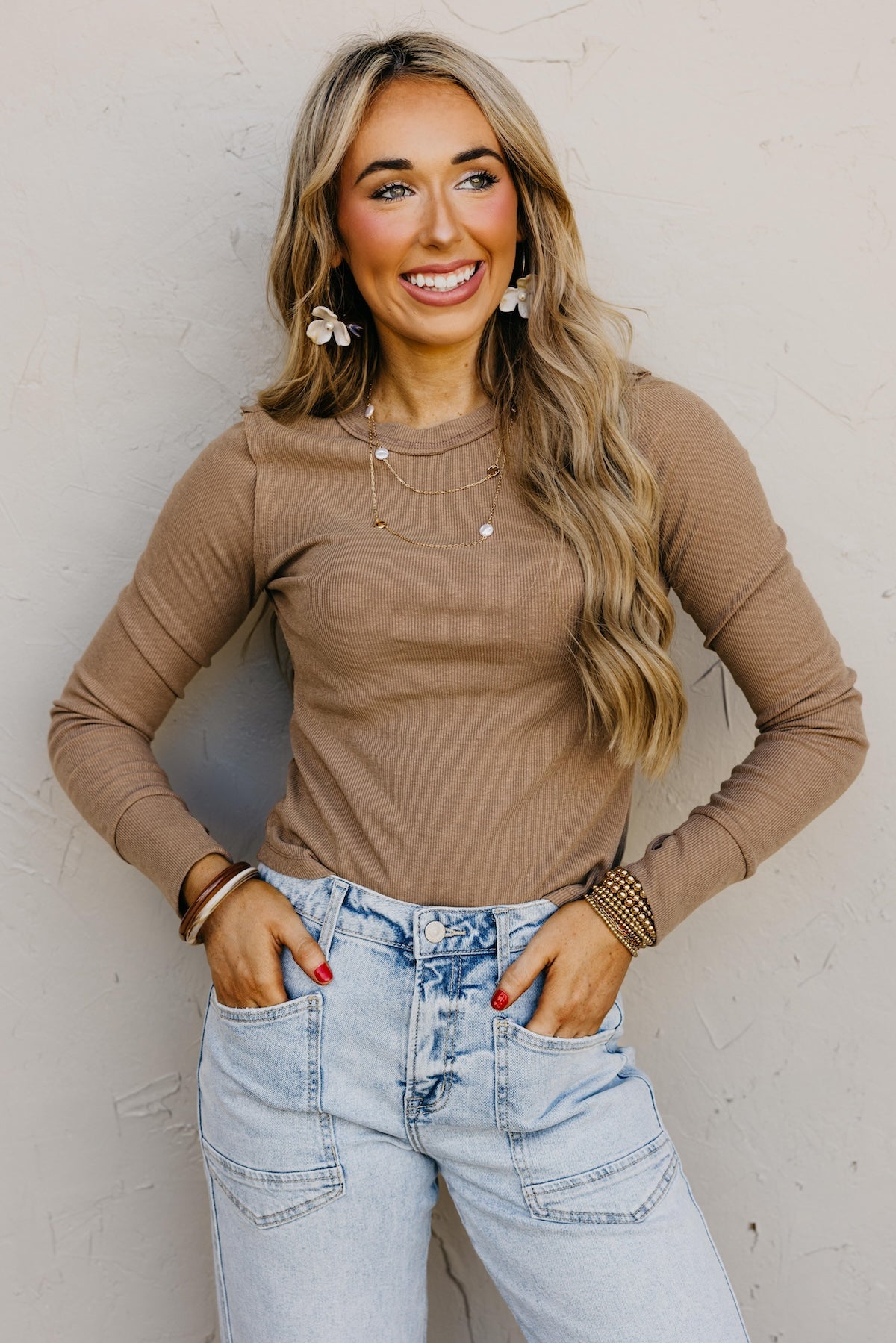 The Jorian Fitted Ribbed Top