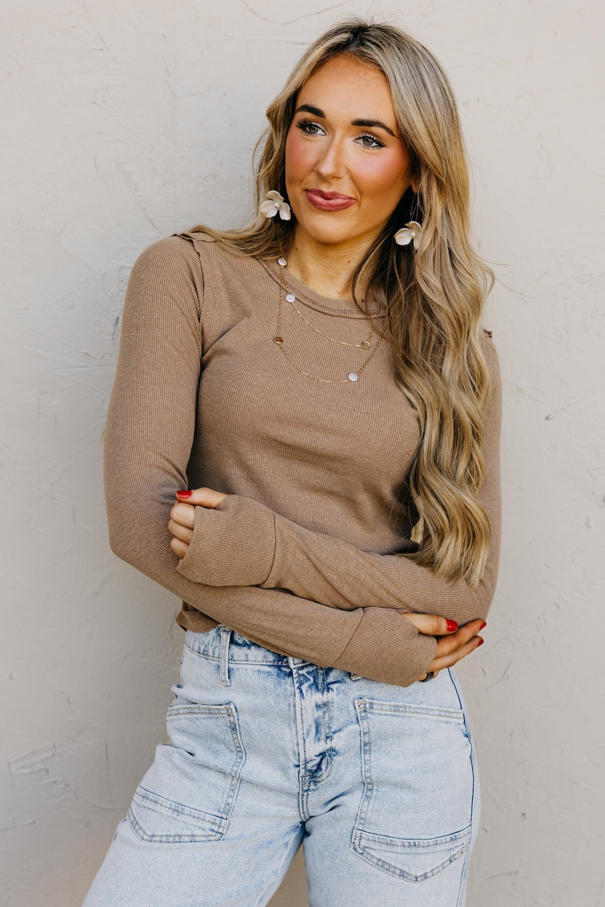 The Jorian Fitted Ribbed Top