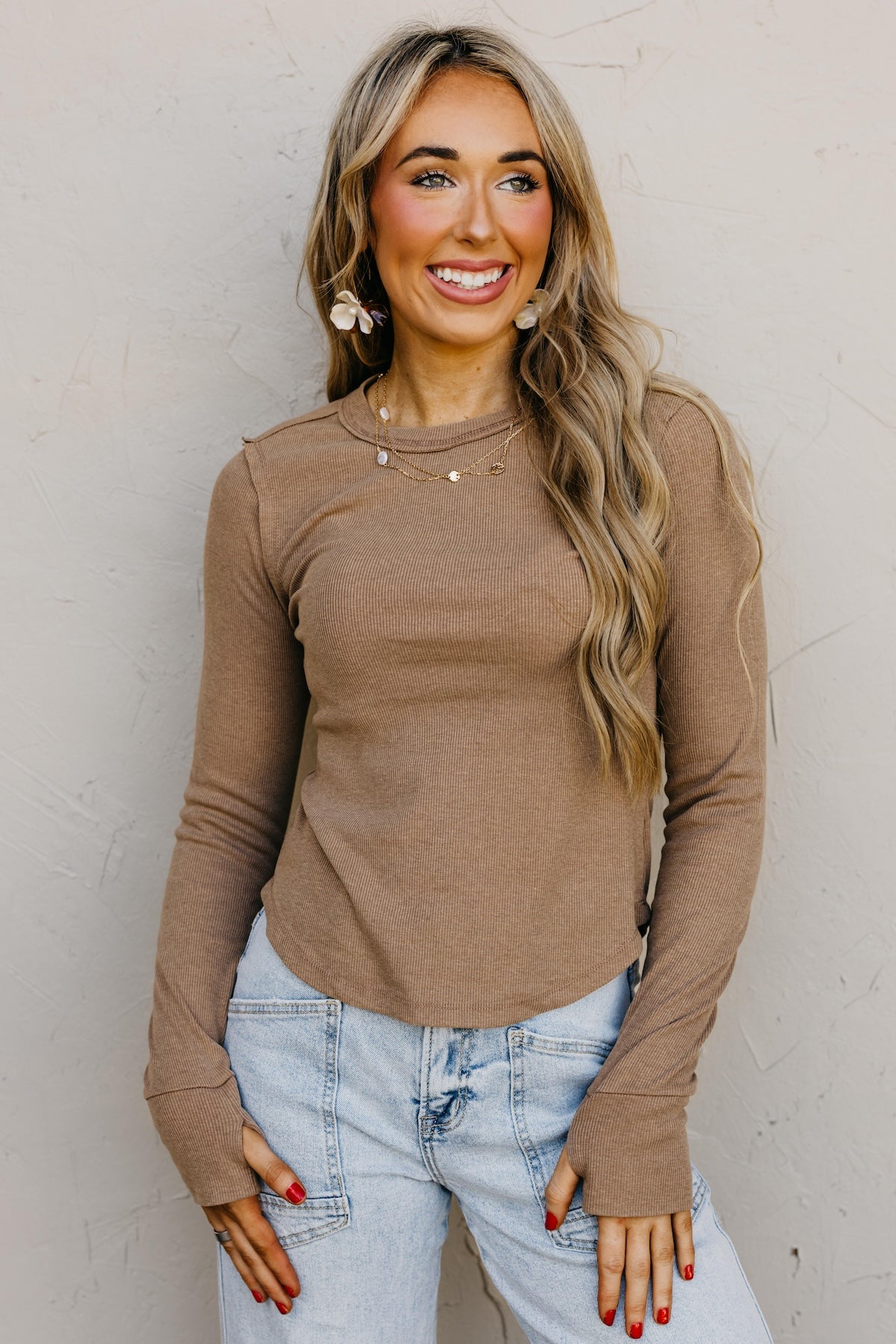 The Jorian Fitted Ribbed Top