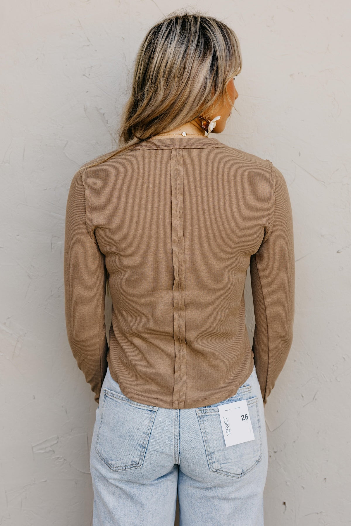 The Jorian Fitted Ribbed Top