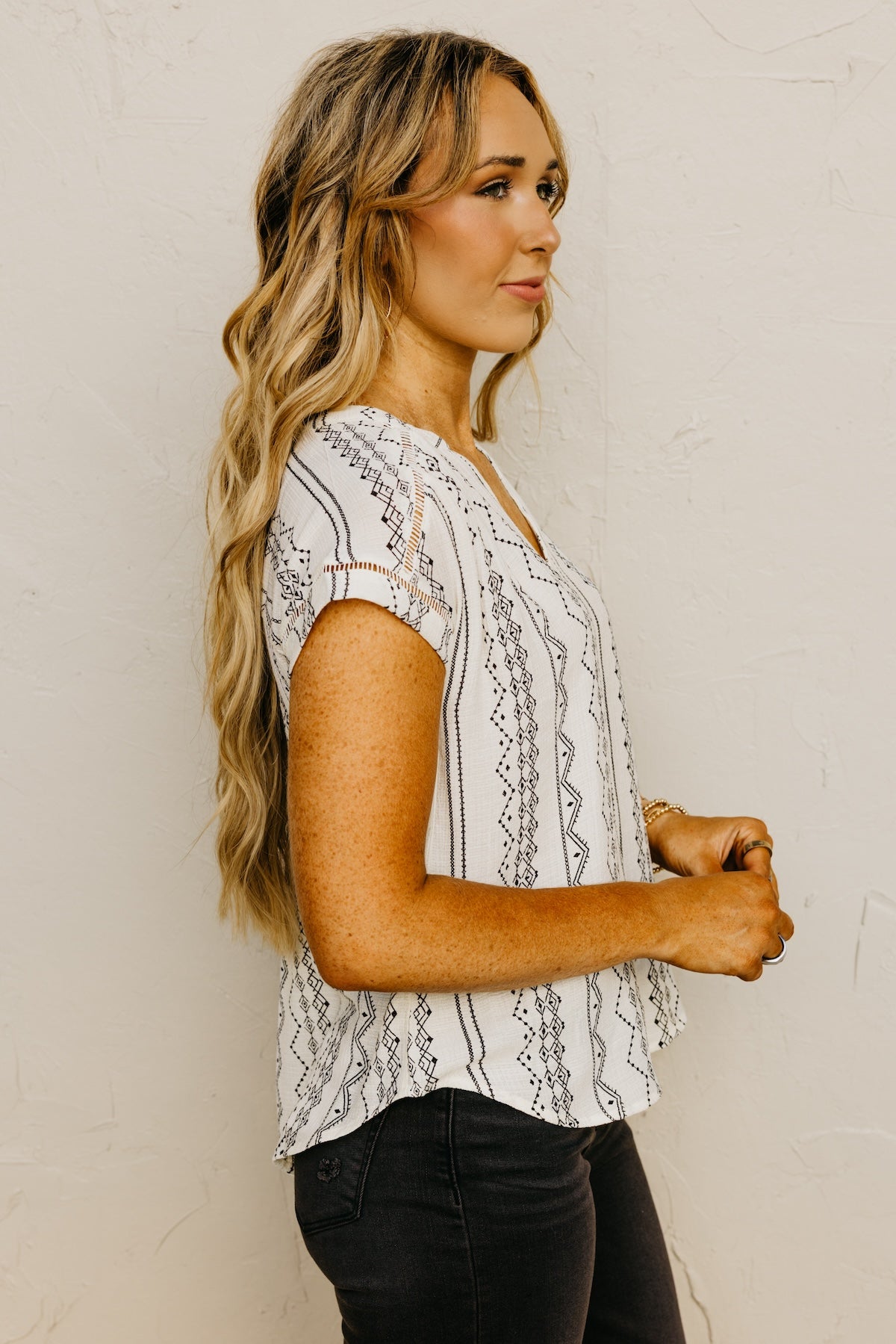 The Monica Geo Print Shirt