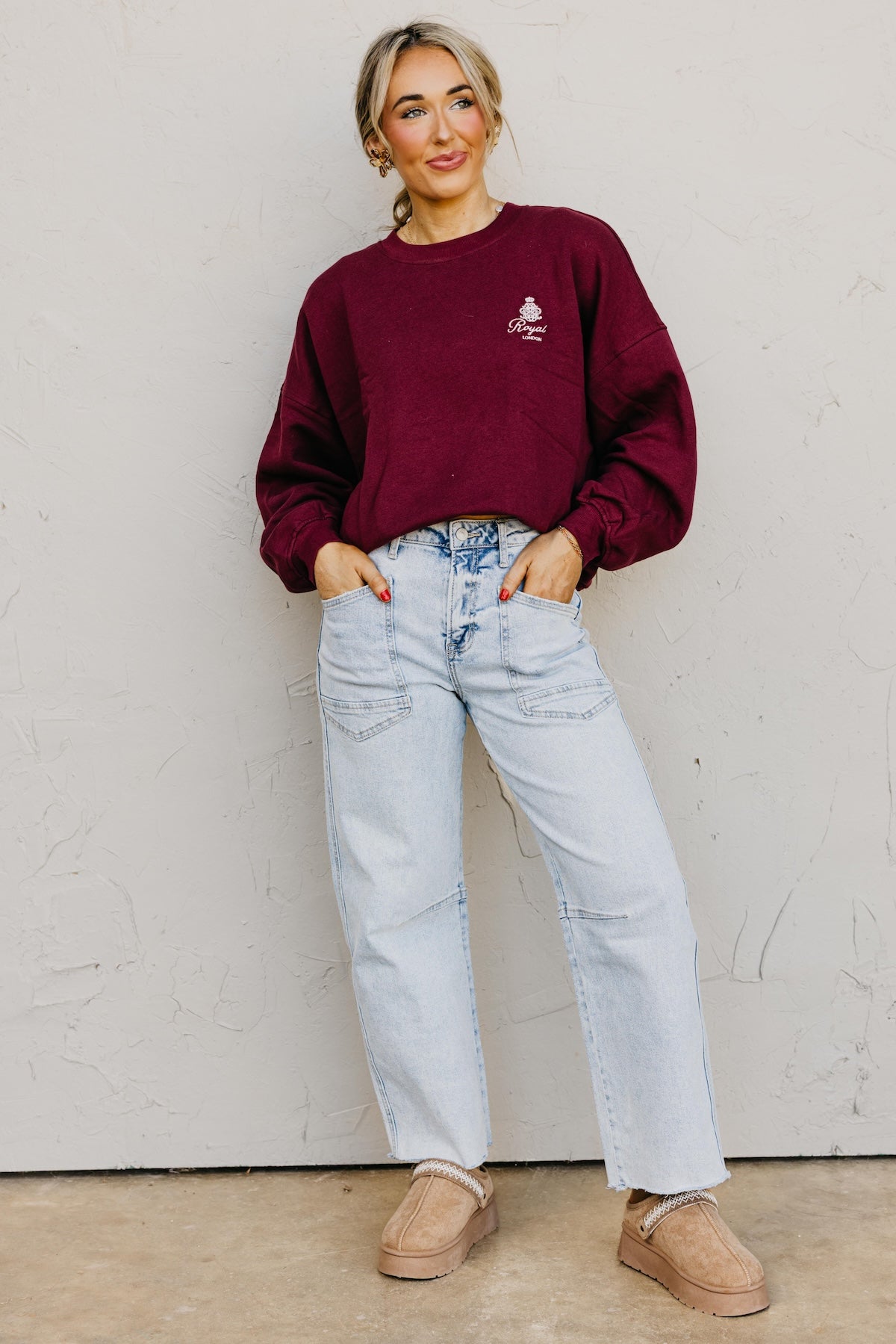 The Bon Voyage Embroidered Sweatshirt