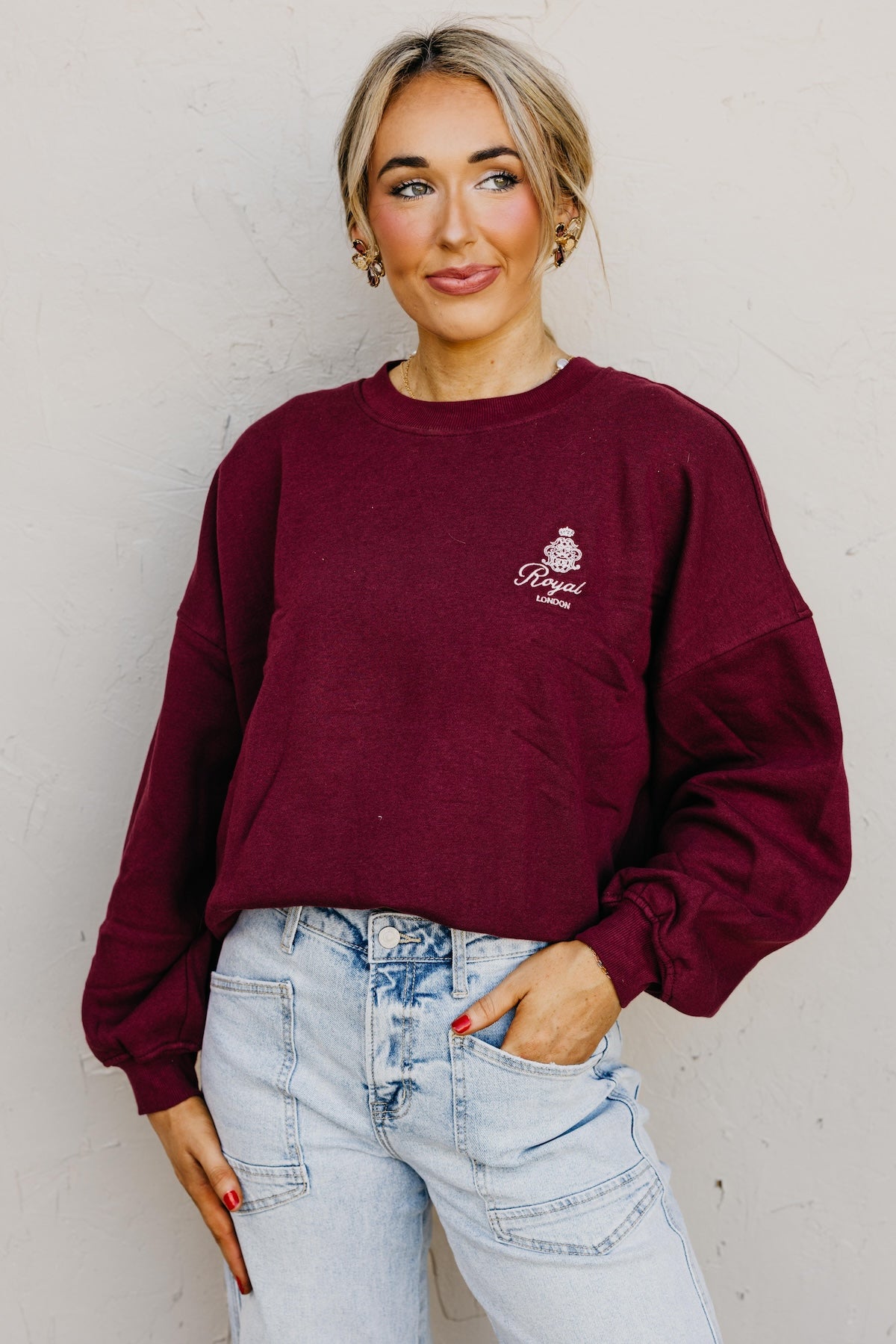 The Bon Voyage Embroidered Sweatshirt