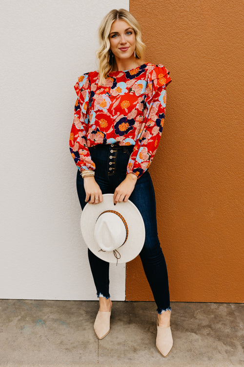 The Dolly Floral Puff Sleeve Blouse