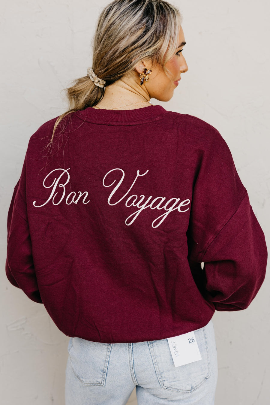 The Bon Voyage Embroidered Sweatshirt