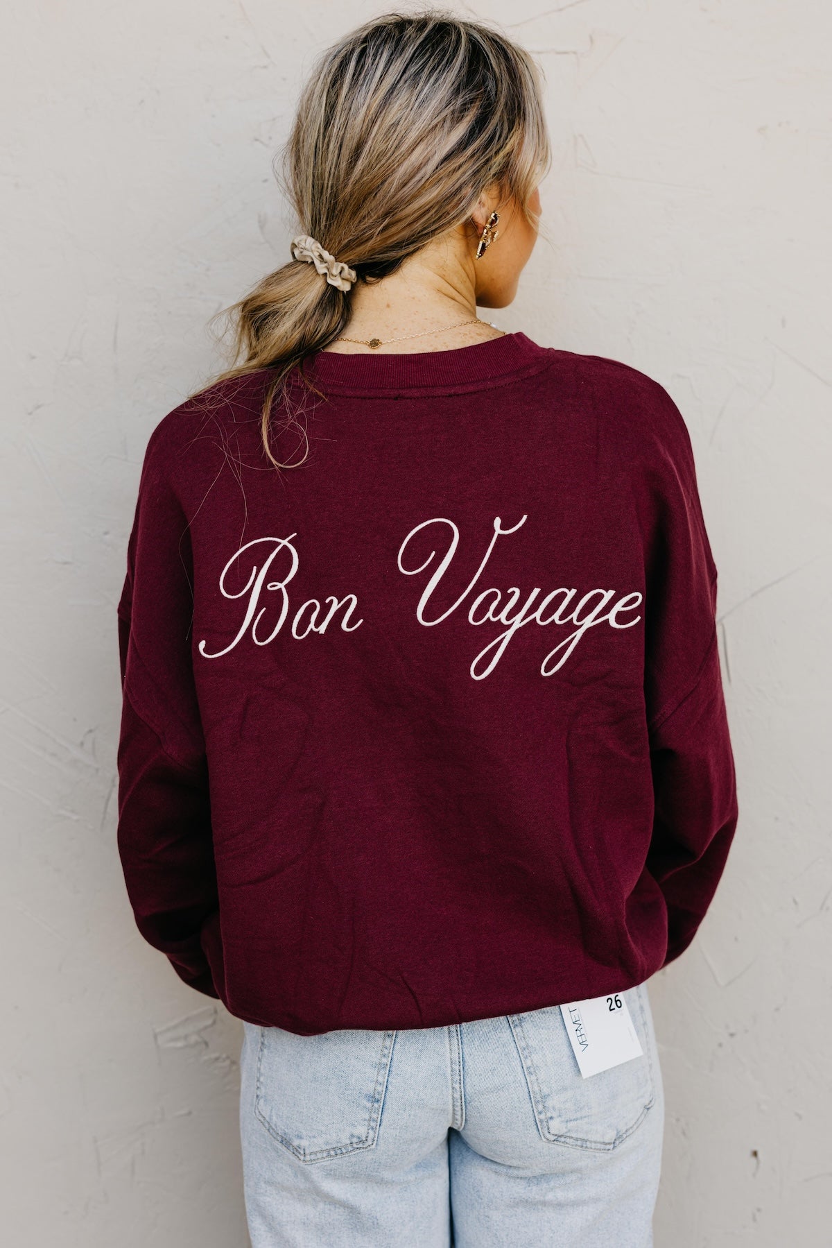 The Bon Voyage Embroidered Sweatshirt