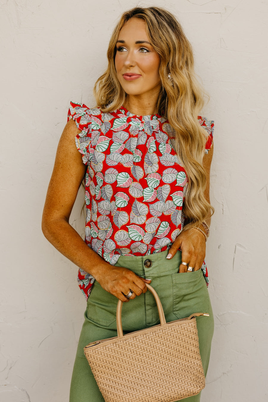 The Marlee Ruffle Sleeve Top