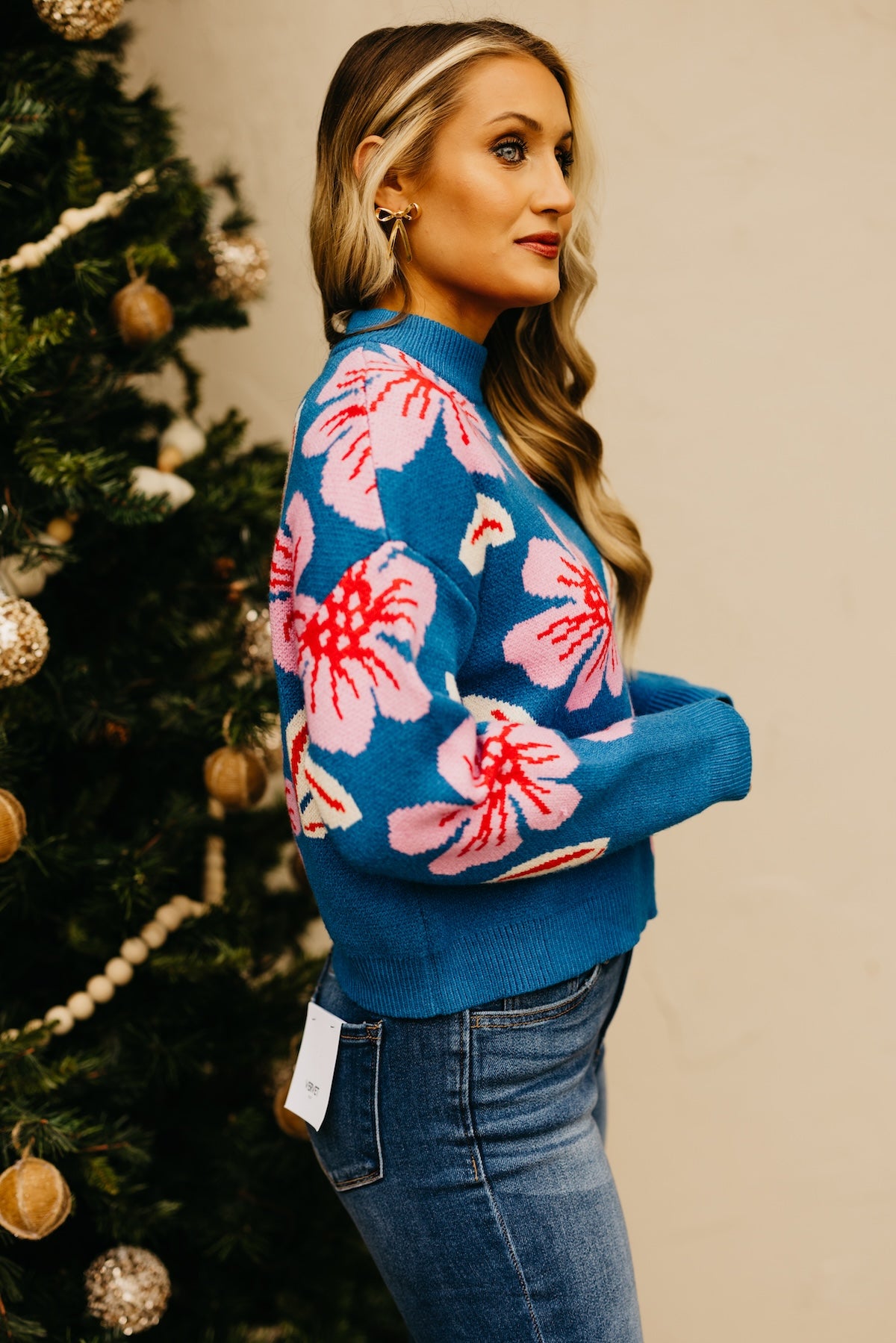 The Oaklee Floral Sweater