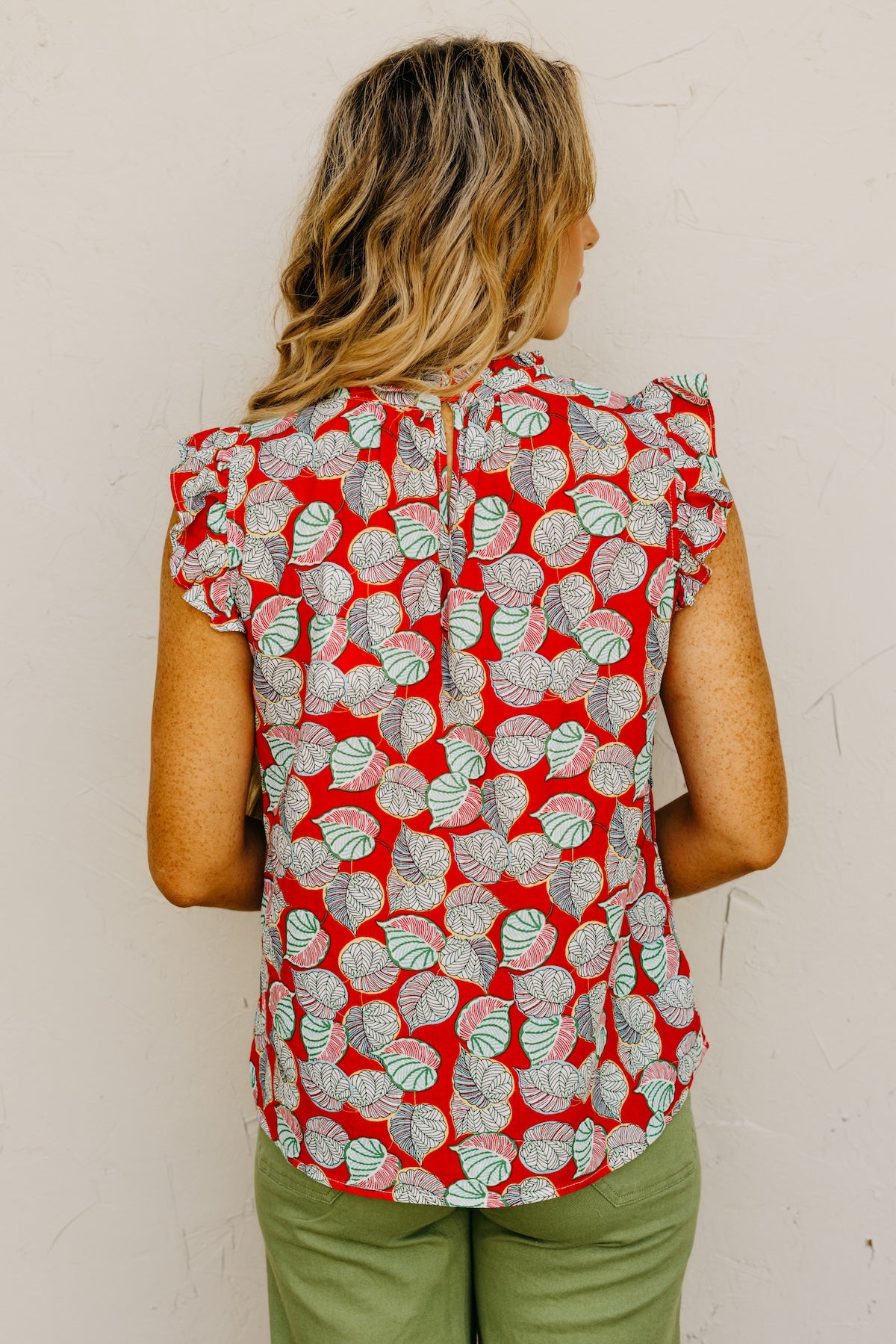 The Marlee Ruffle Sleeve Top