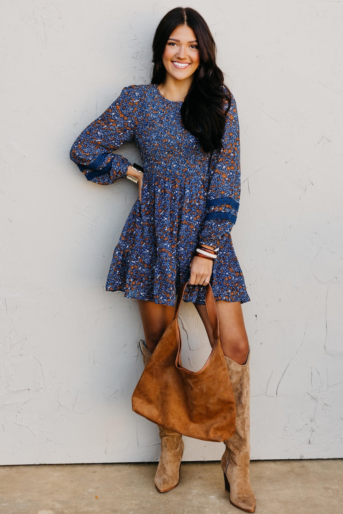 The Jonah Smocked Mini Dress