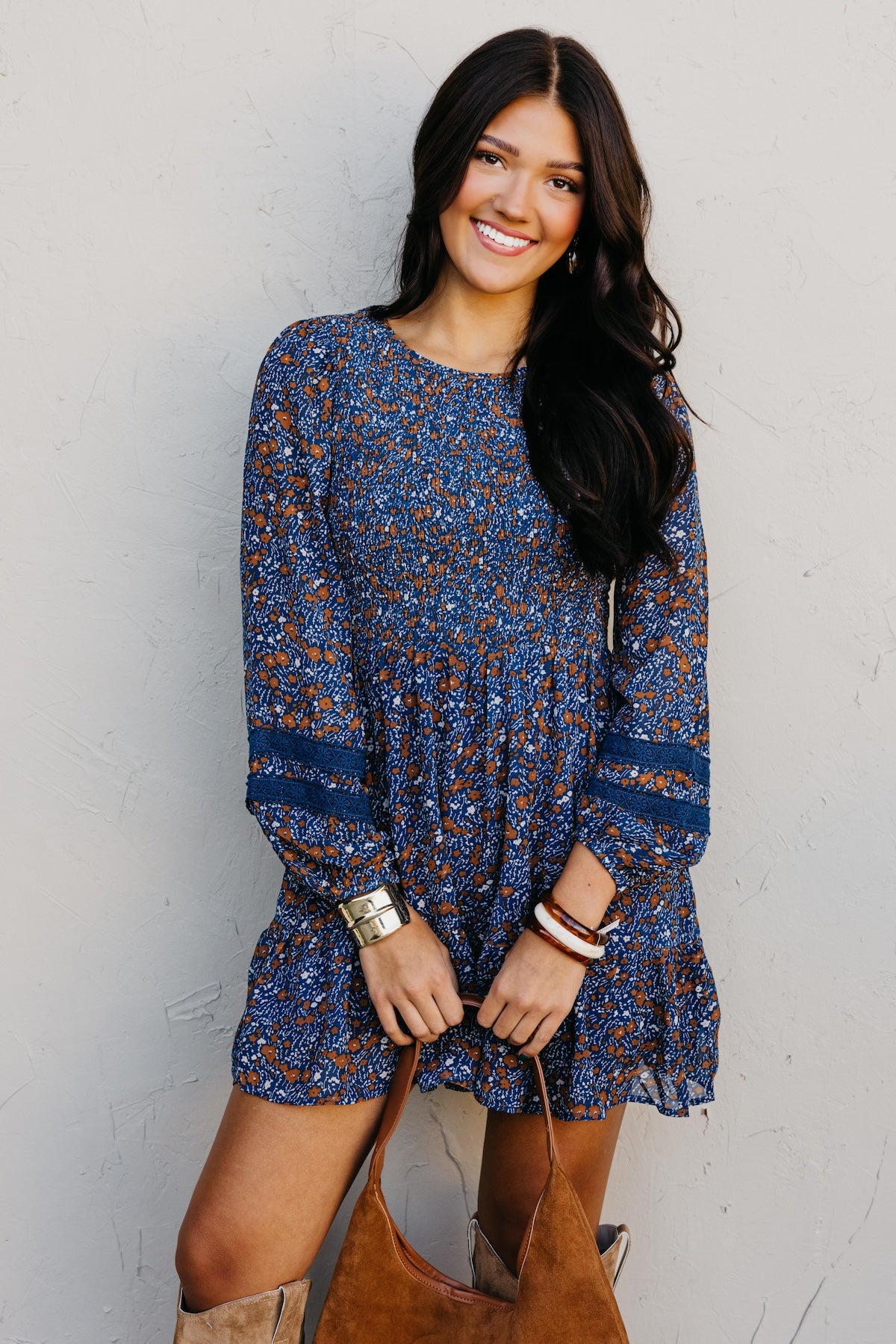 The Jonah Smocked Mini Dress