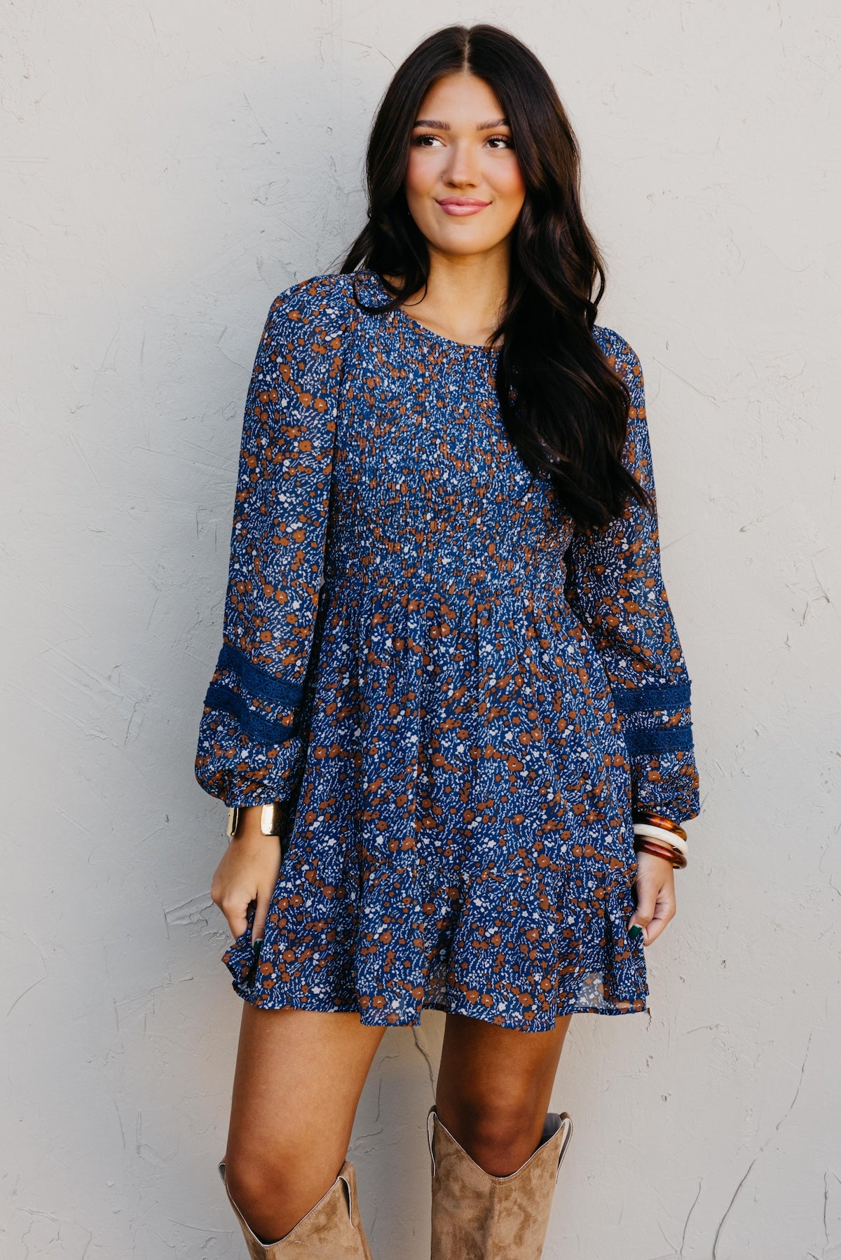 The Jonah Smocked Mini Dress