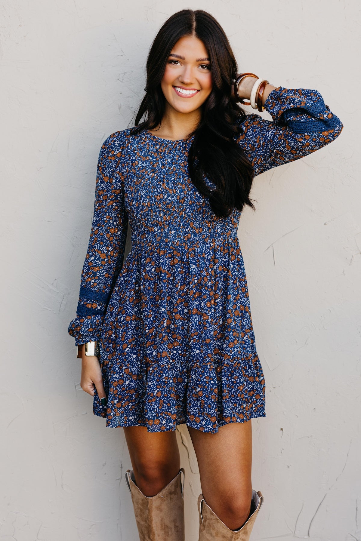 The Jonah Smocked Mini Dress