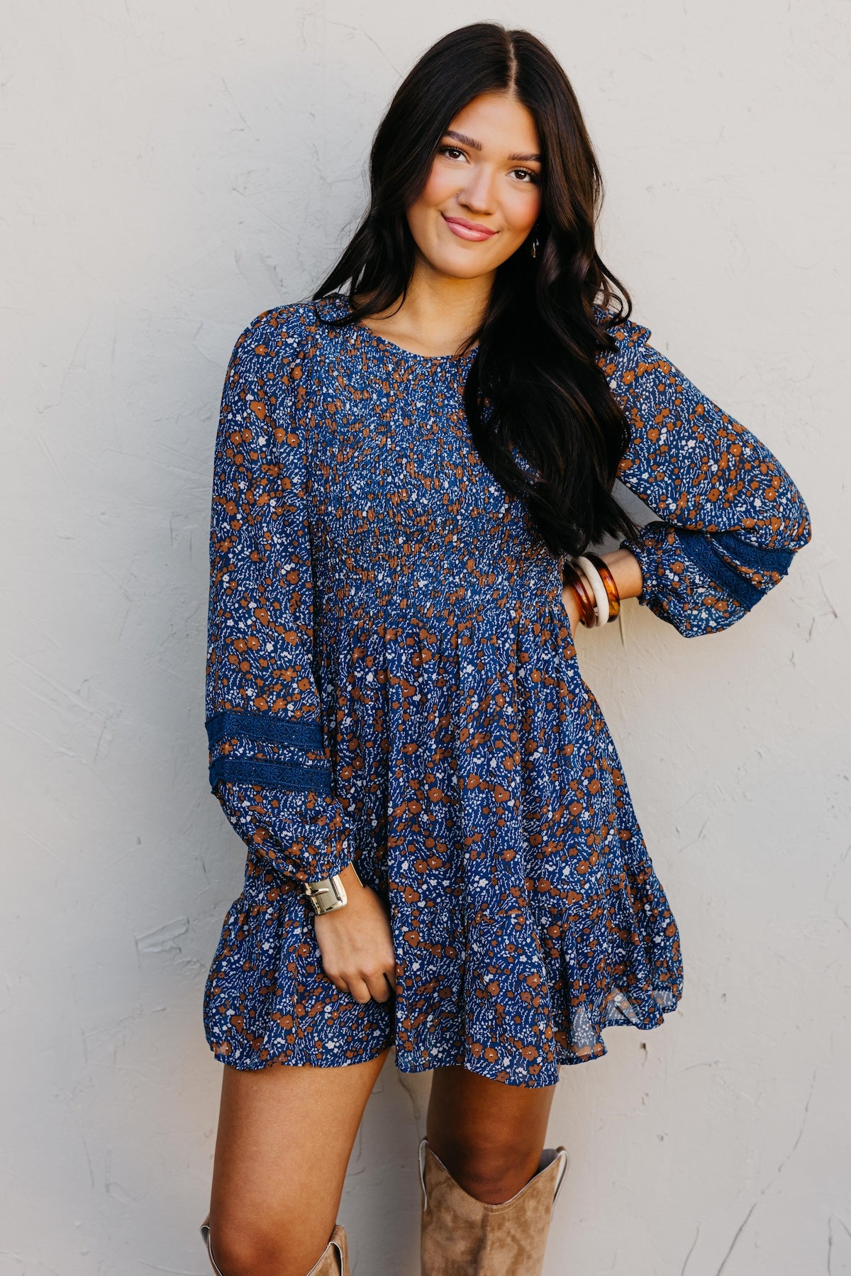 The Jonah Smocked Mini Dress